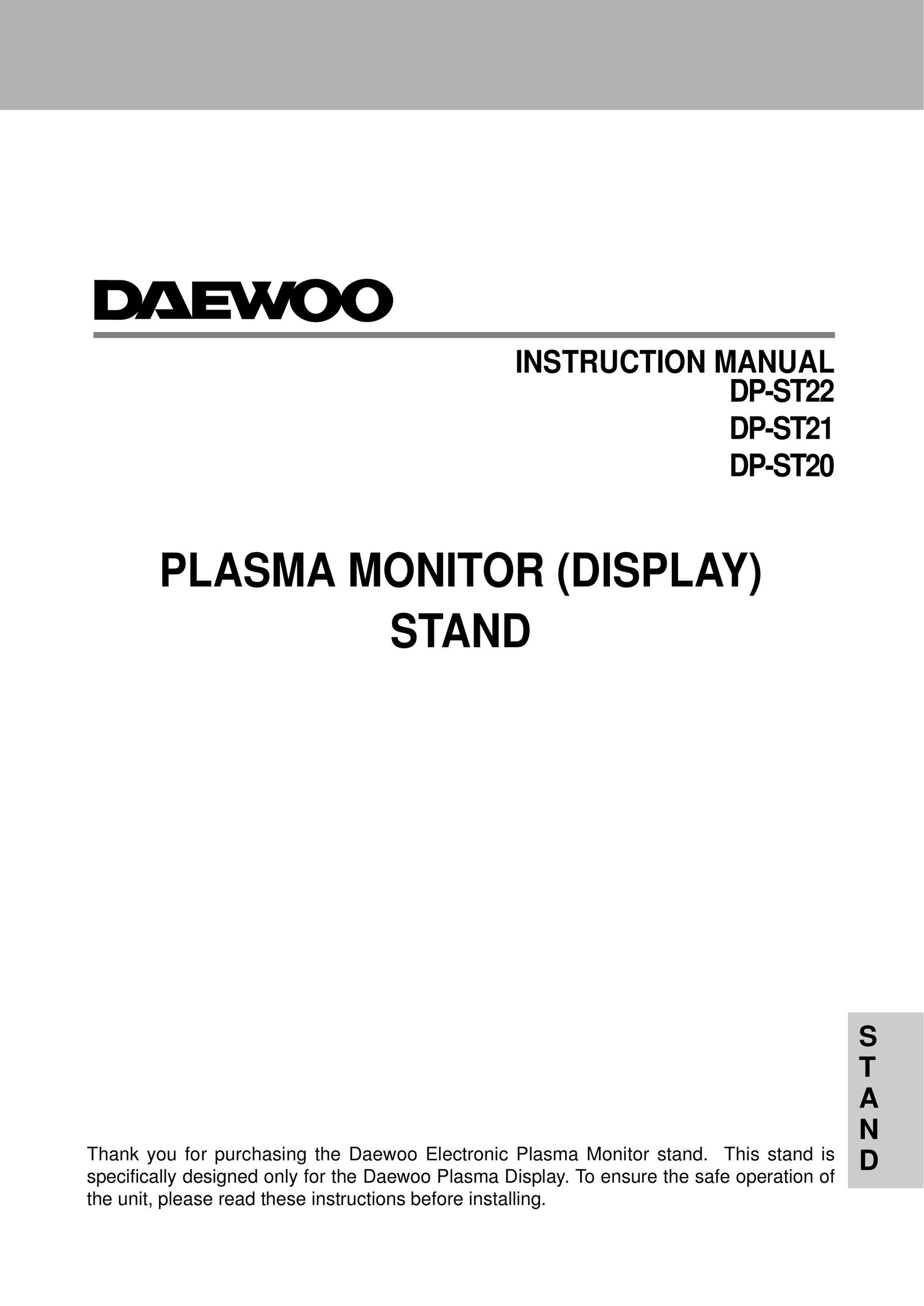 Daewoo DP-ST20 Computer Monitor User Manual