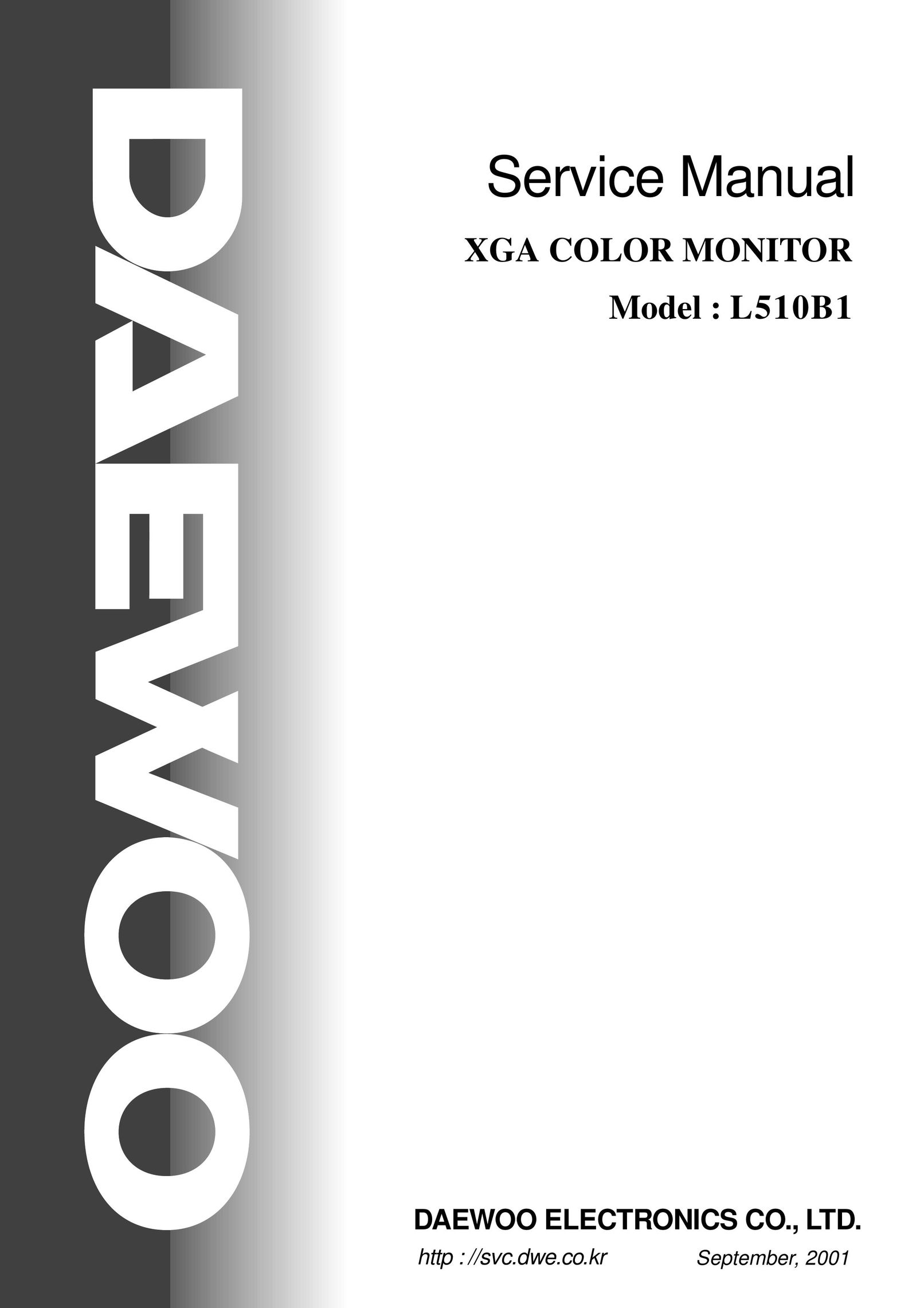 Daewoo L510B1 Computer Monitor User Manual