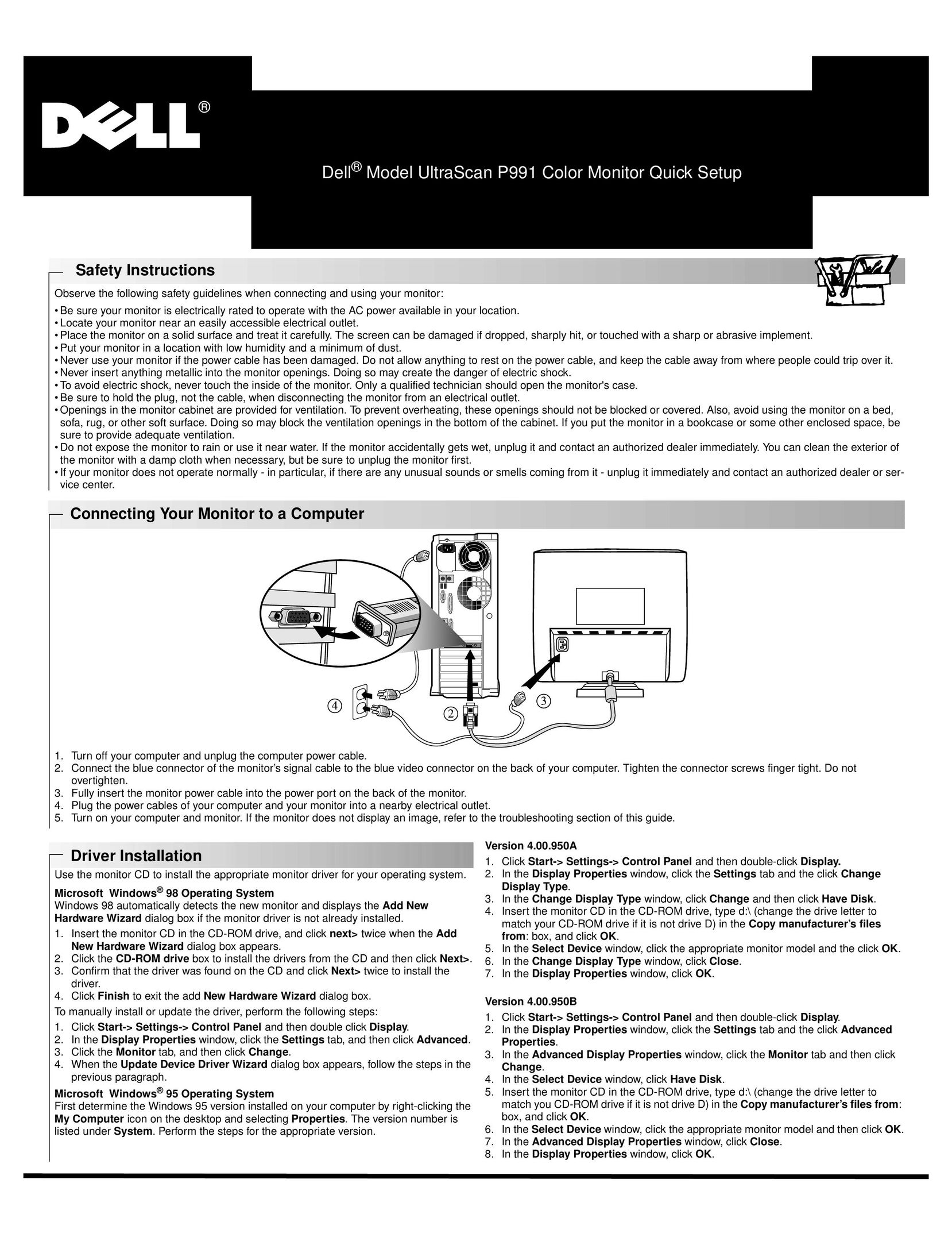 Dell 1476T Computer Monitor User Manual