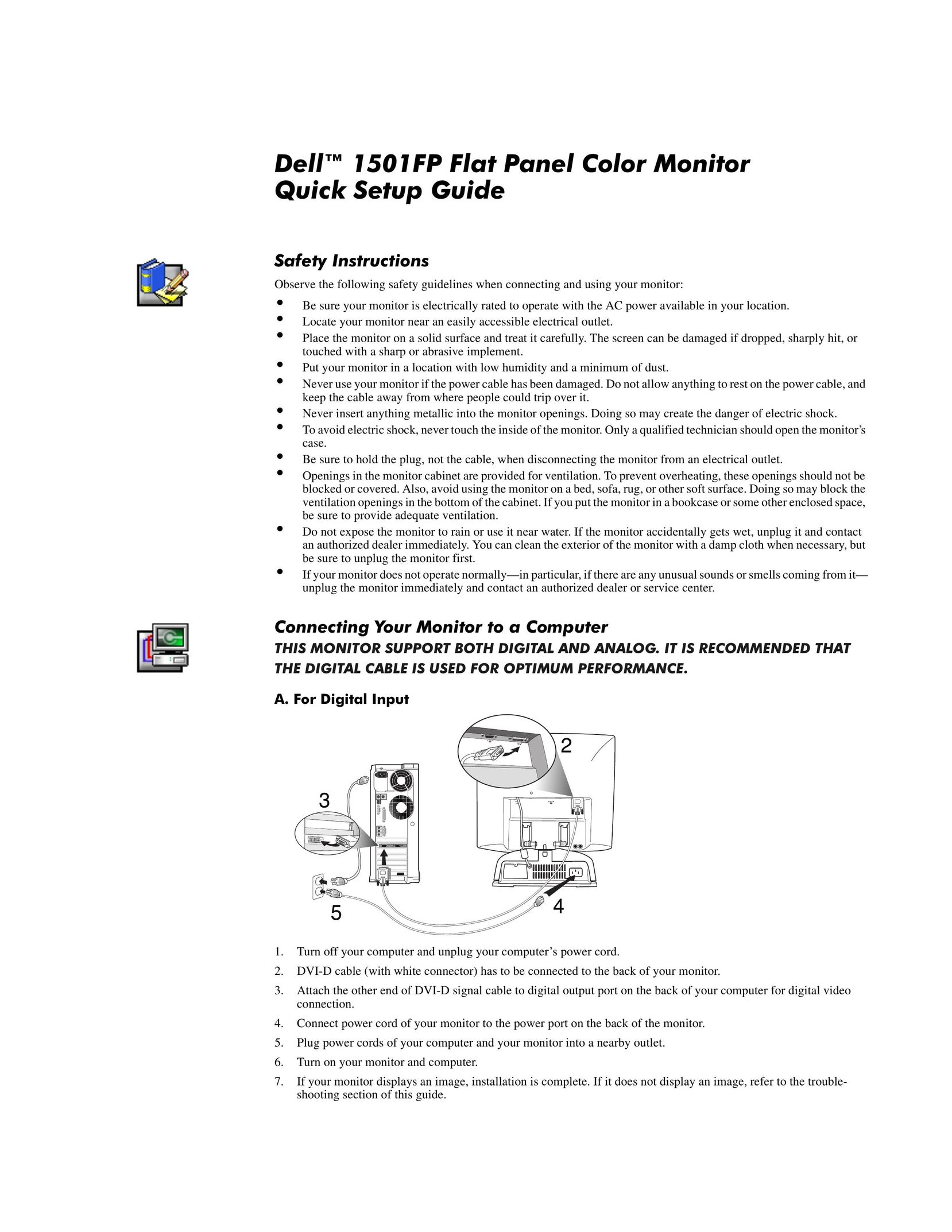Dell 1501FP Computer Monitor User Manual