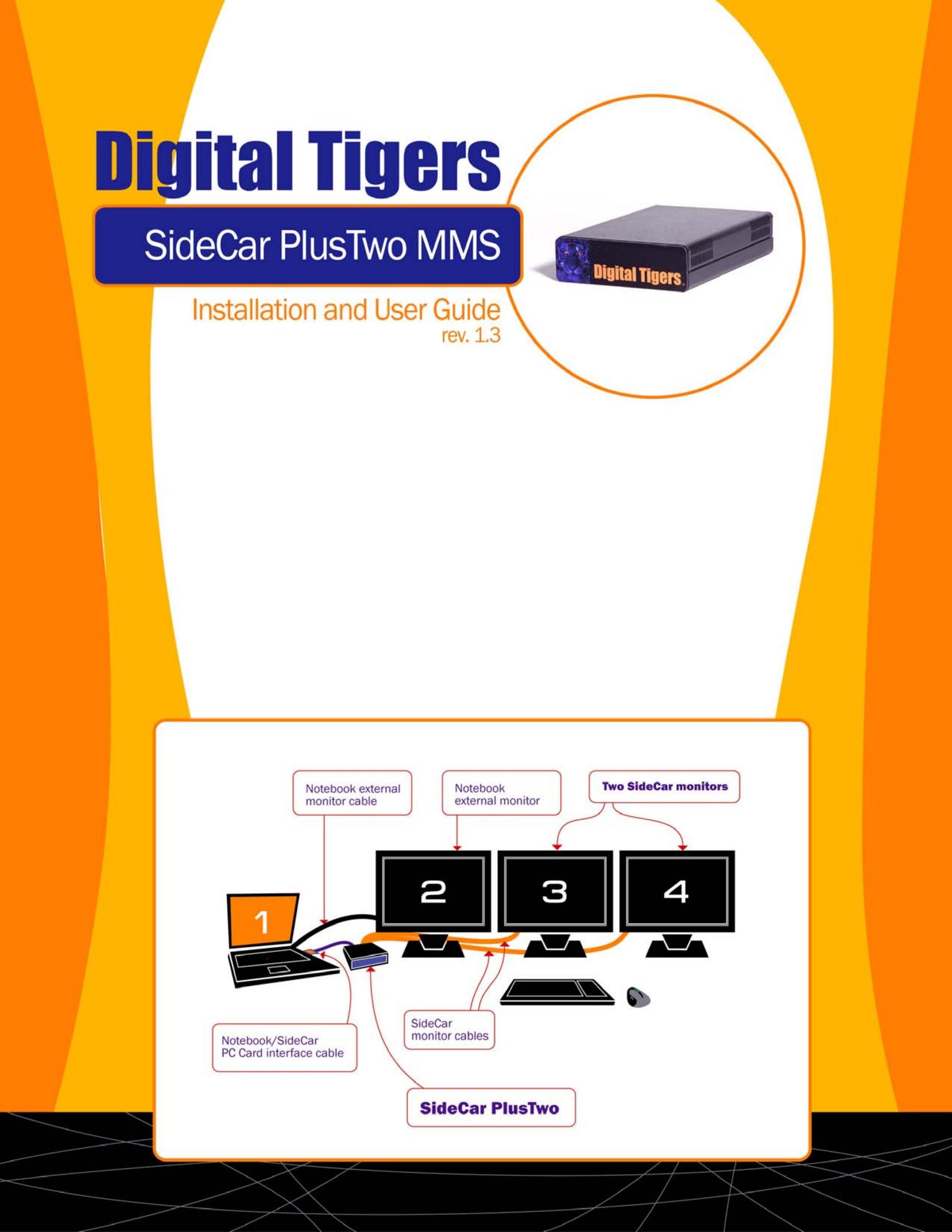 Digital Tigers SideCar MMS Series Computer Monitor User Manual