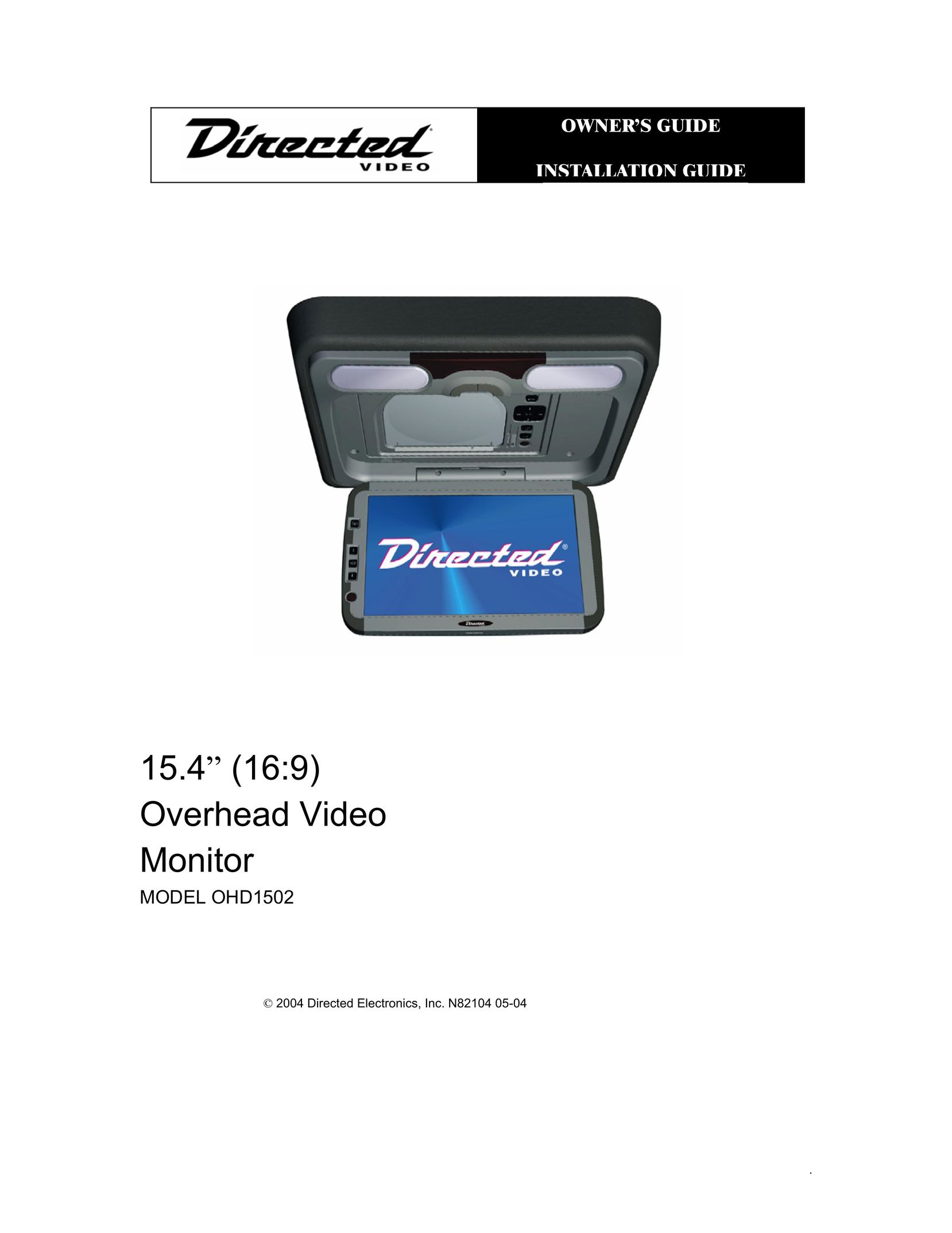 Directed Electronics OHD1502 Computer Monitor User Manual