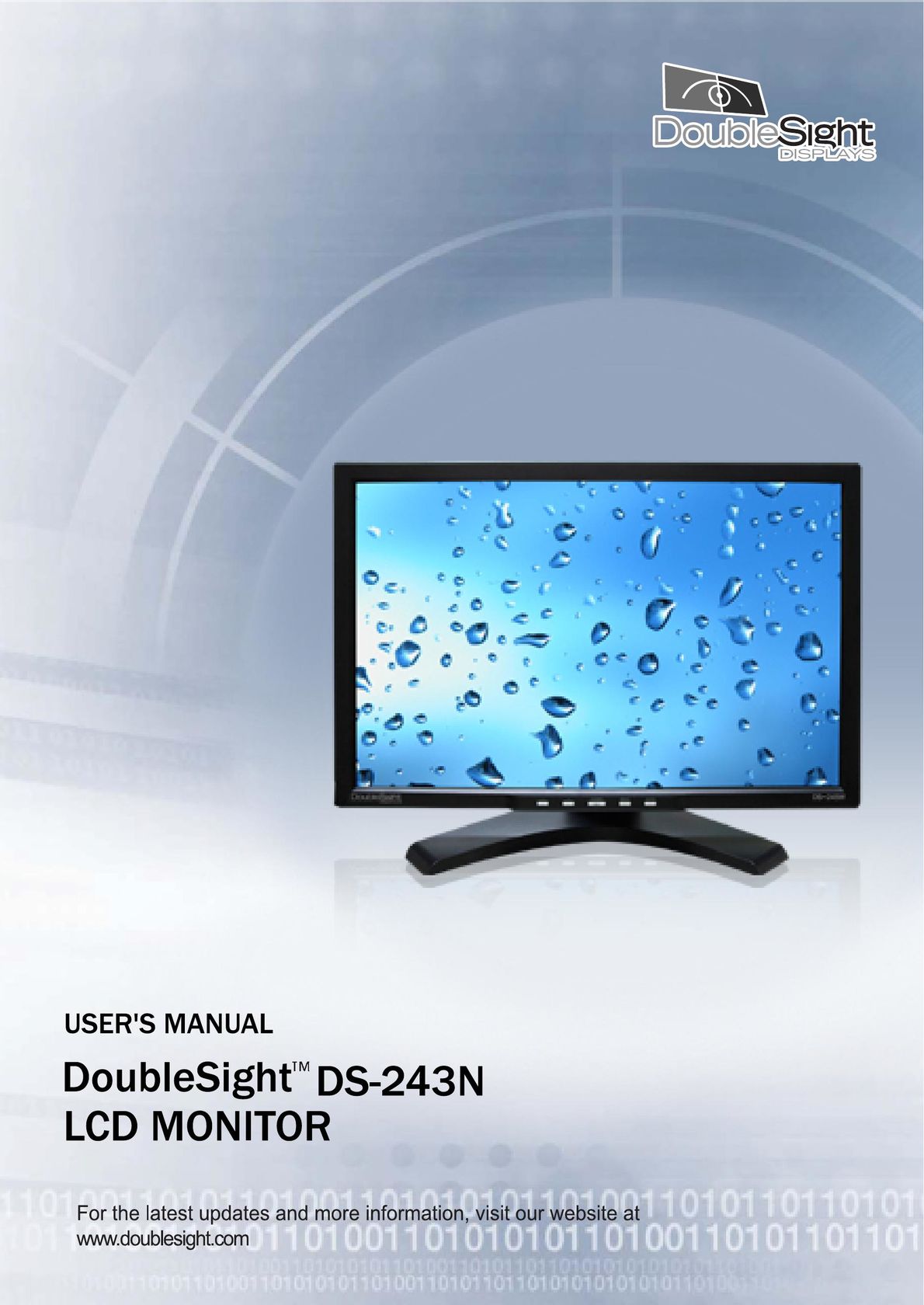 DoubleSight Displays DS-243N Computer Monitor User Manual