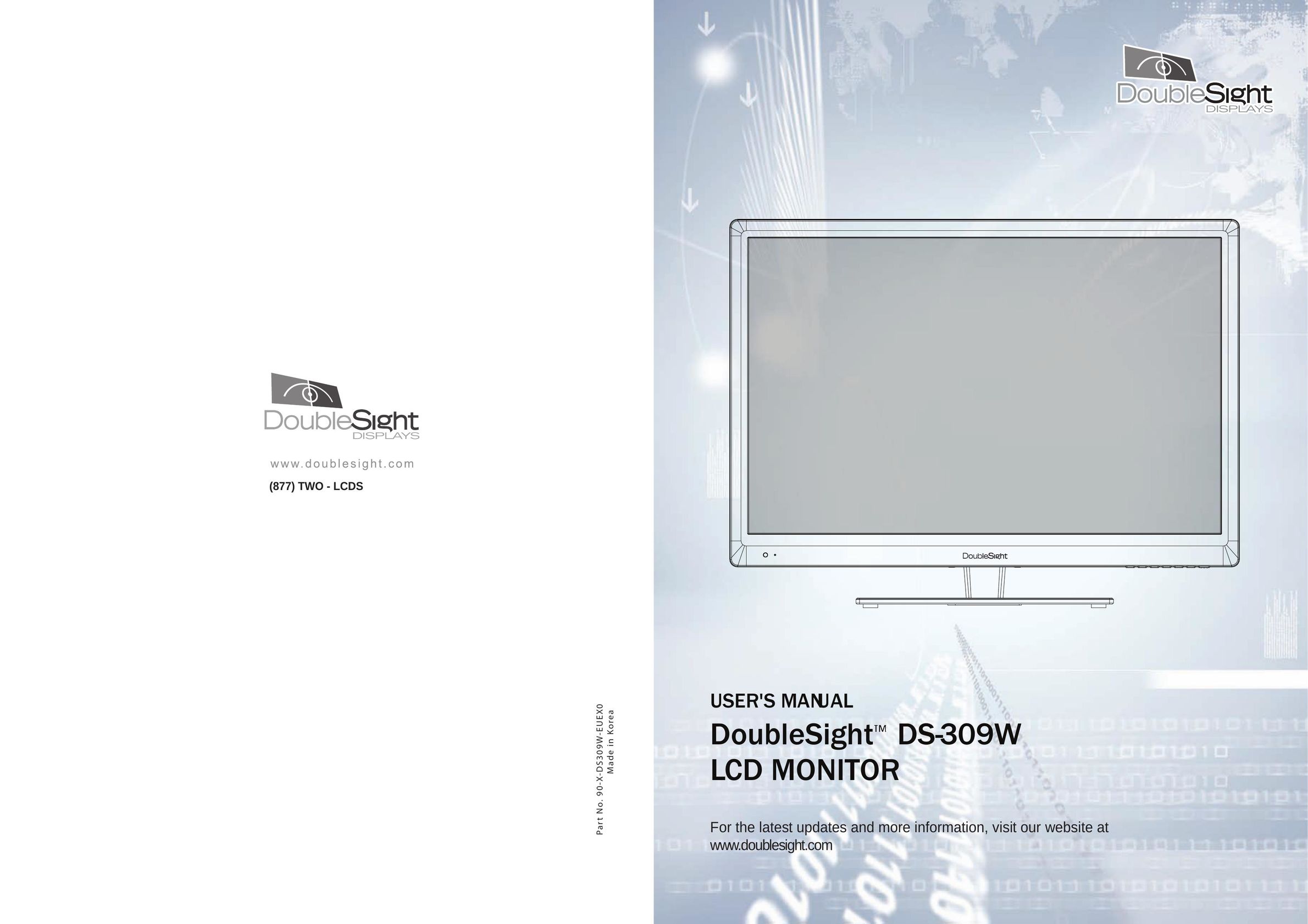 DoubleSight Displays DS-279W Computer Monitor User Manual