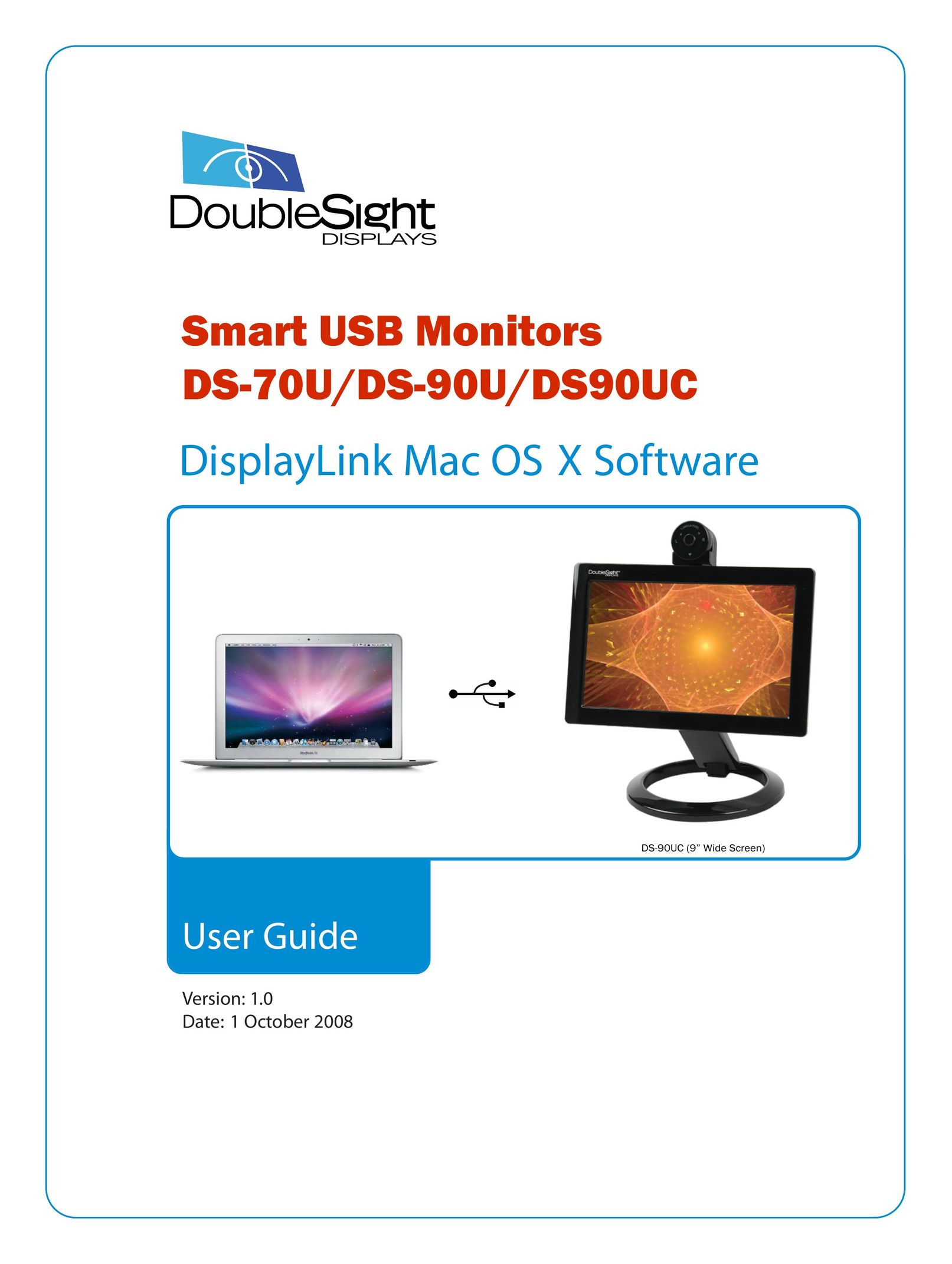 DoubleSight Displays DS90UC Computer Monitor User Manual