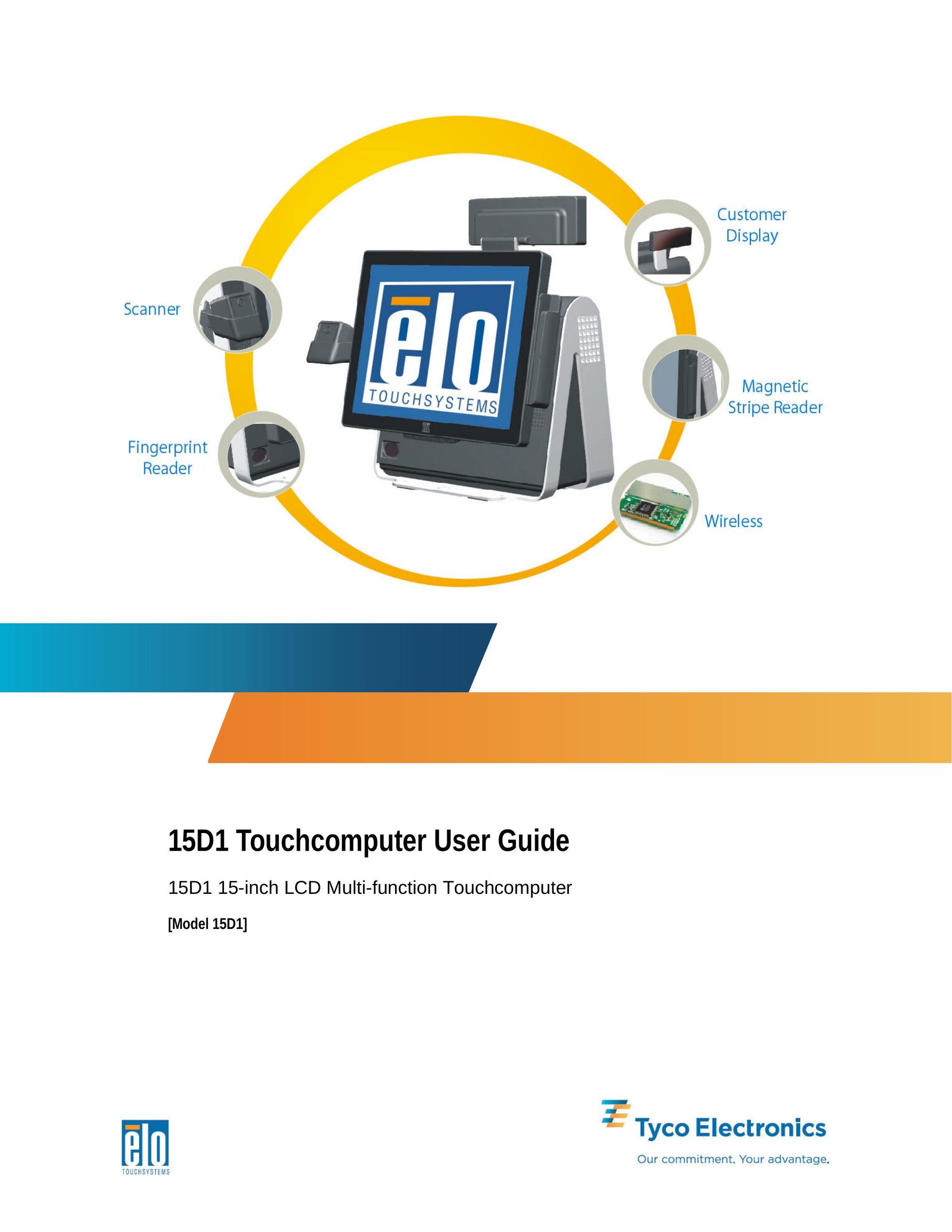 Elo TouchSystems 15D1 Computer Monitor User Manual