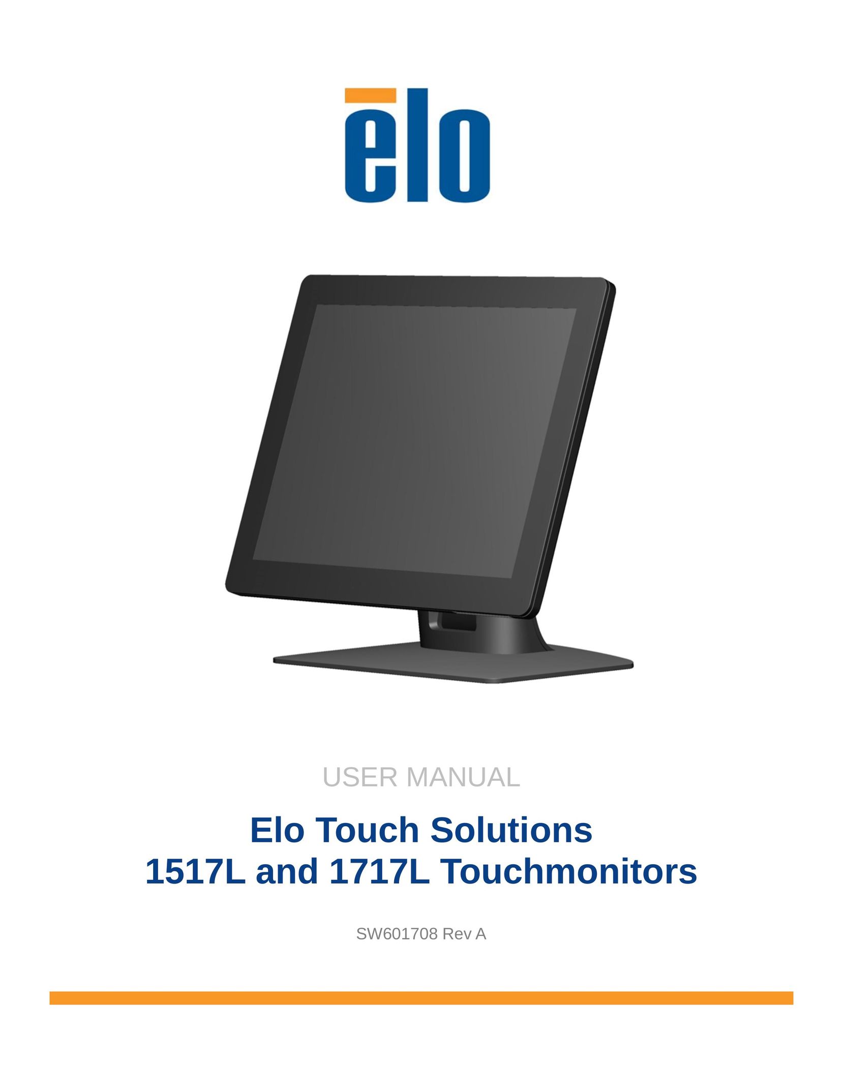 Elo TouchSystems 1717L Computer Monitor User Manual