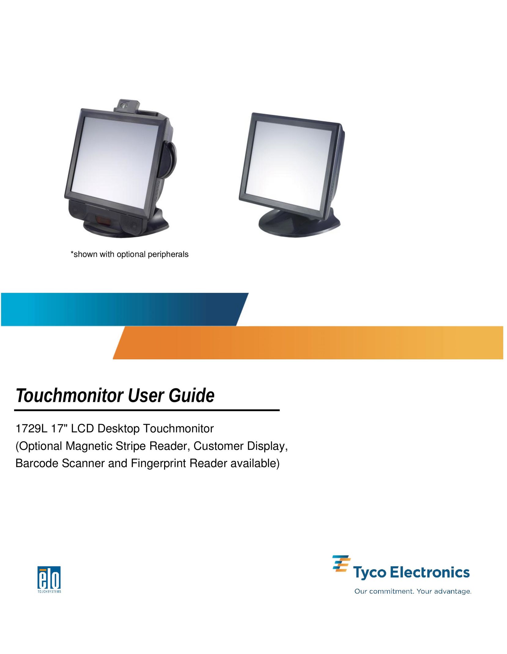 Elo TouchSystems 1729L Computer Monitor User Manual