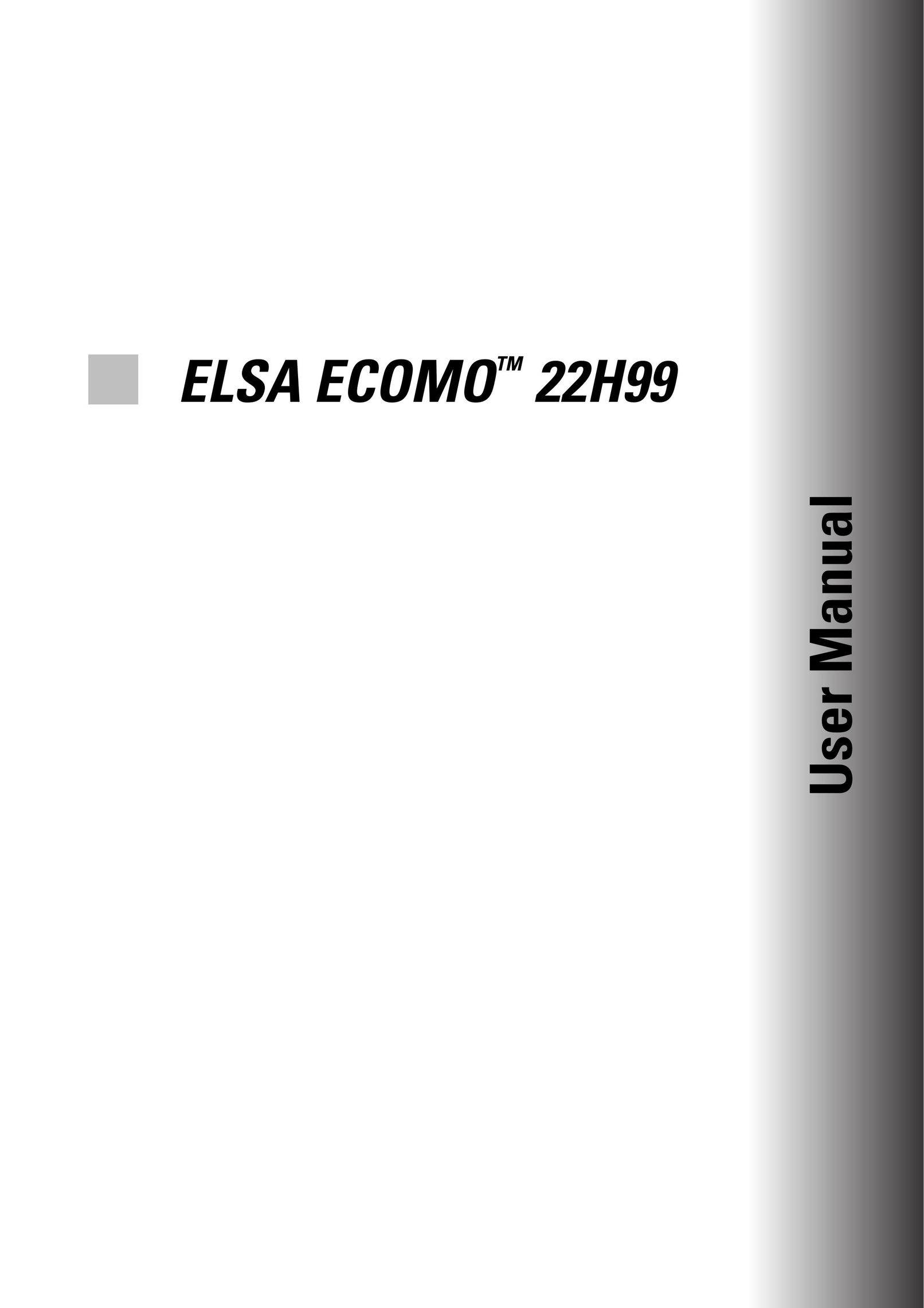 ELSA 22H99 Computer Monitor User Manual
