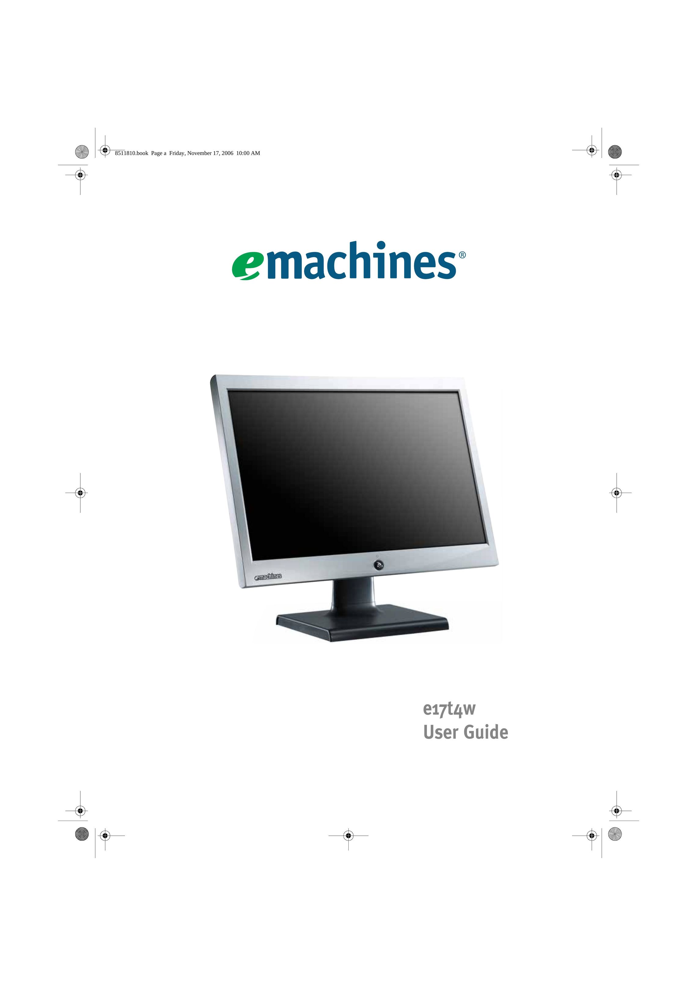 eMachines E17T4W Computer Monitor User Manual