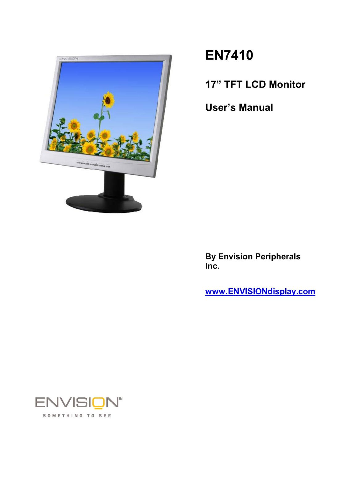 Envision Peripherals EN7410 Computer Monitor User Manual
