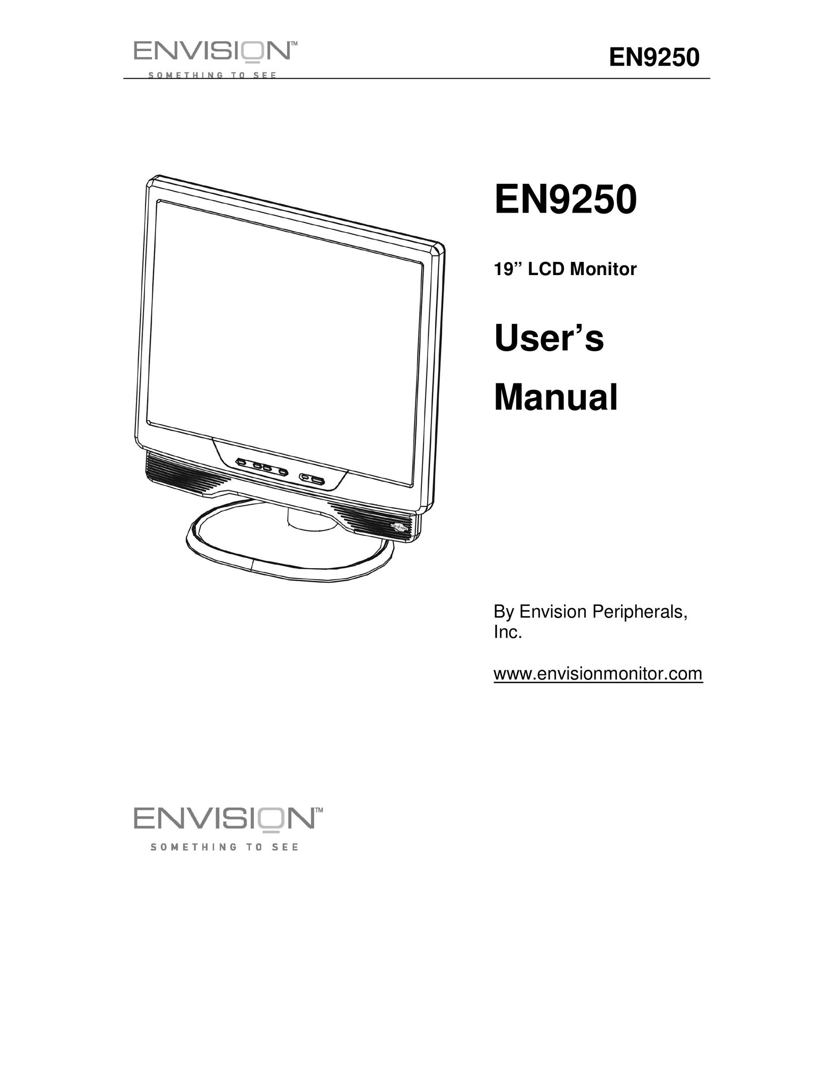 Envision Peripherals EN9250 Computer Monitor User Manual