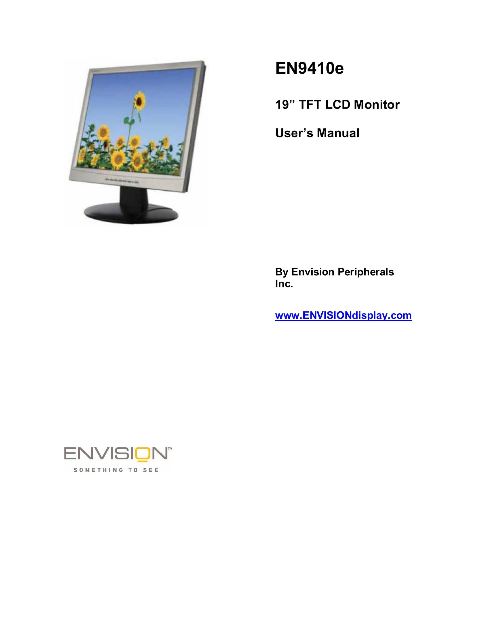 Envision Peripherals EN9410e Computer Monitor User Manual
