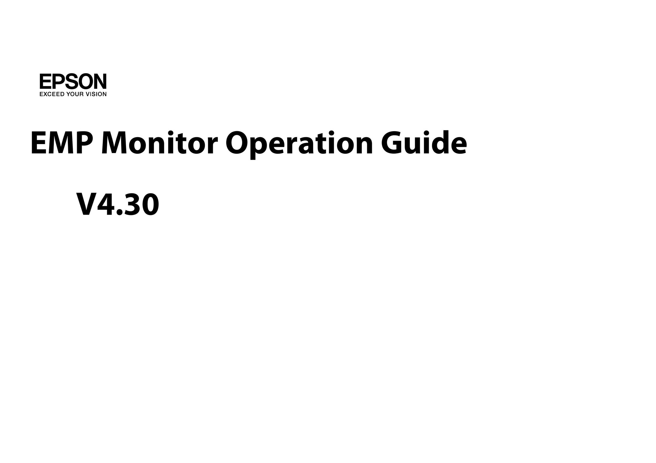 Epson V4.30 Computer Monitor User Manual