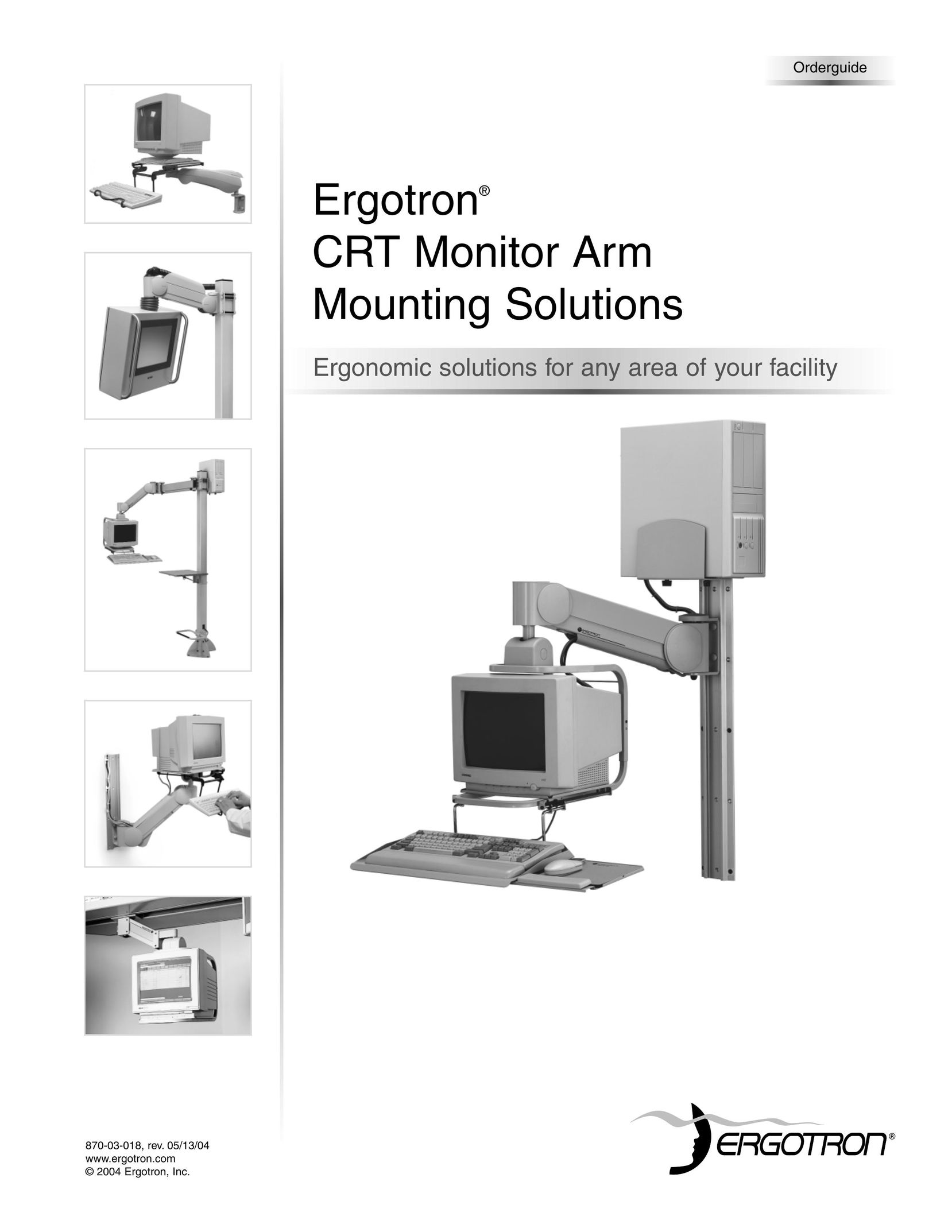 Ergotron CRT Monitor Computer Monitor User Manual