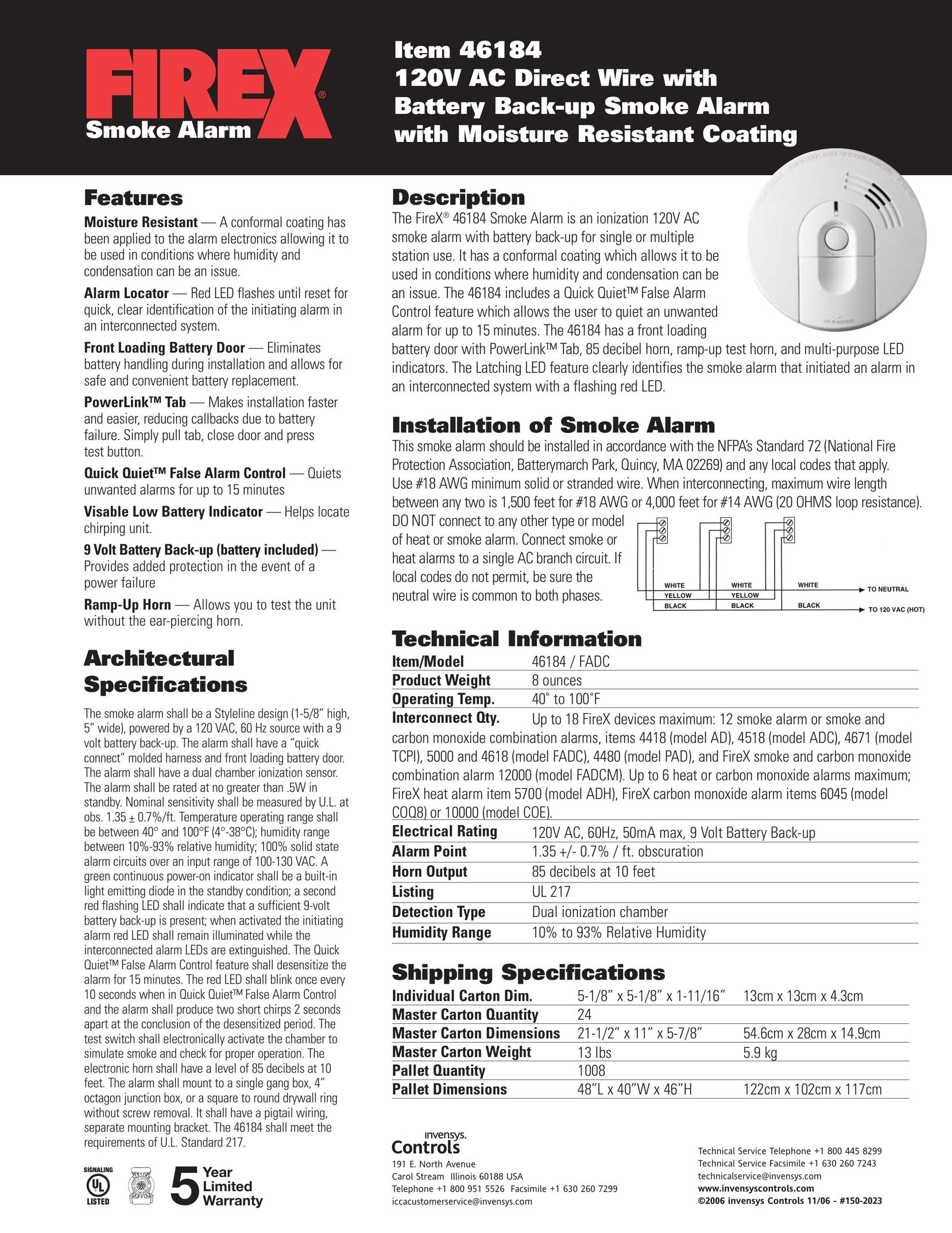 Firex 46184 Computer Monitor User Manual