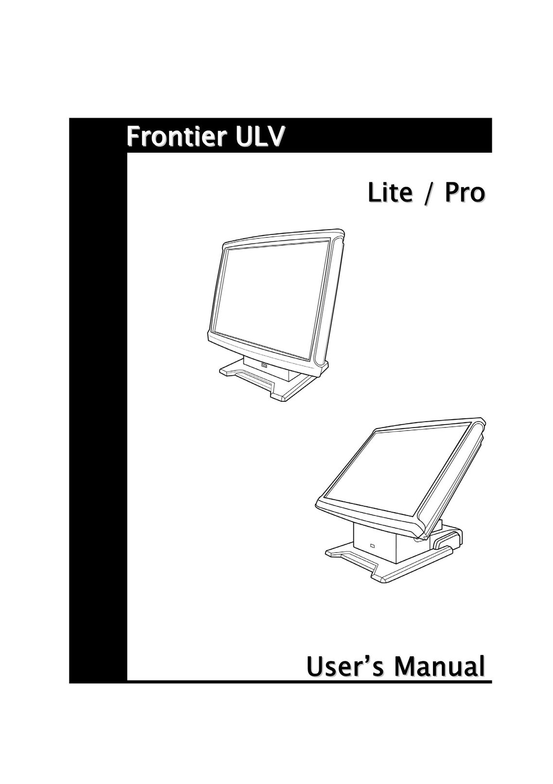 Frontier Labs Lite/Pro Computer Monitor User Manual