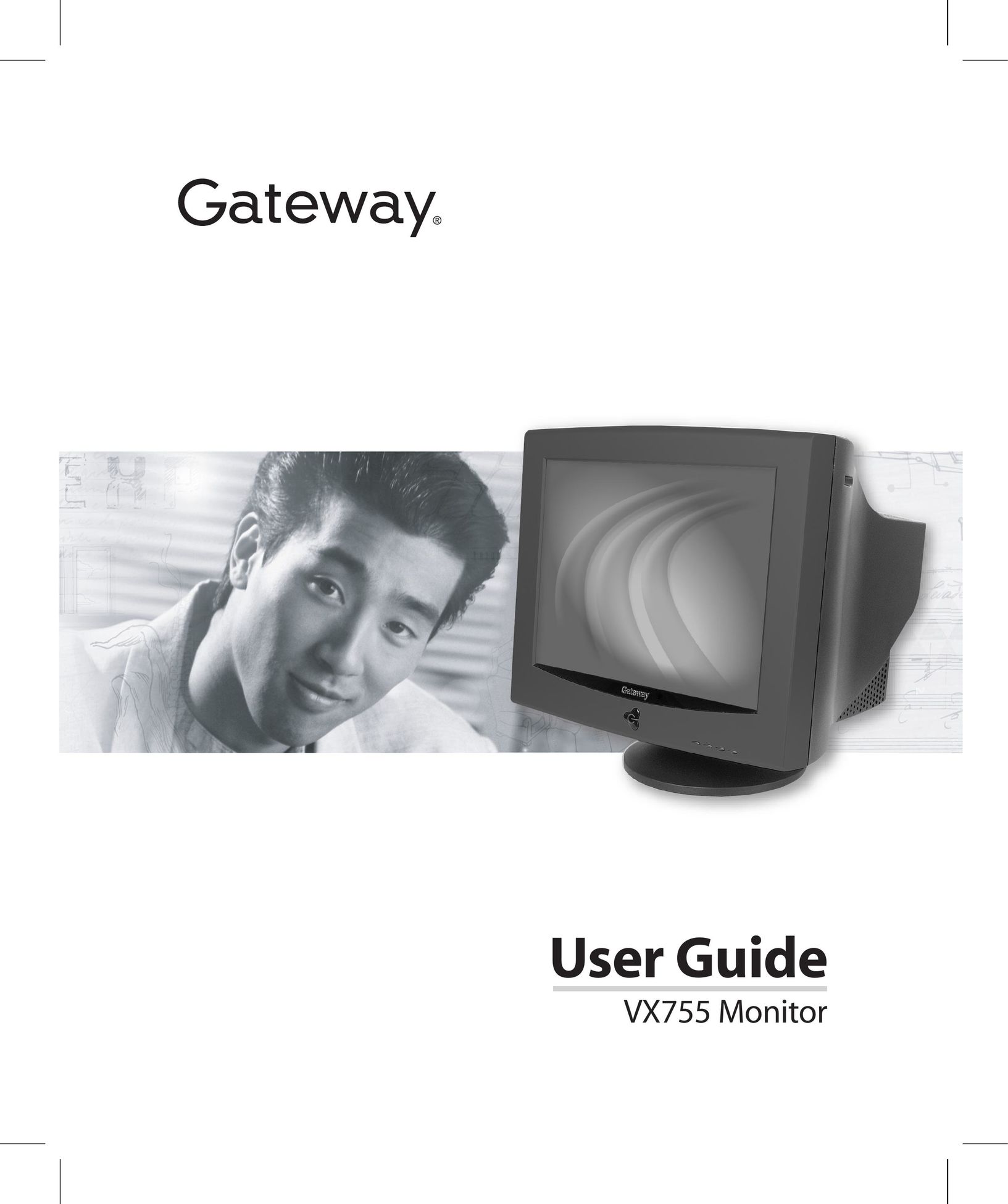 Gateway VX755 Computer Monitor User Manual
