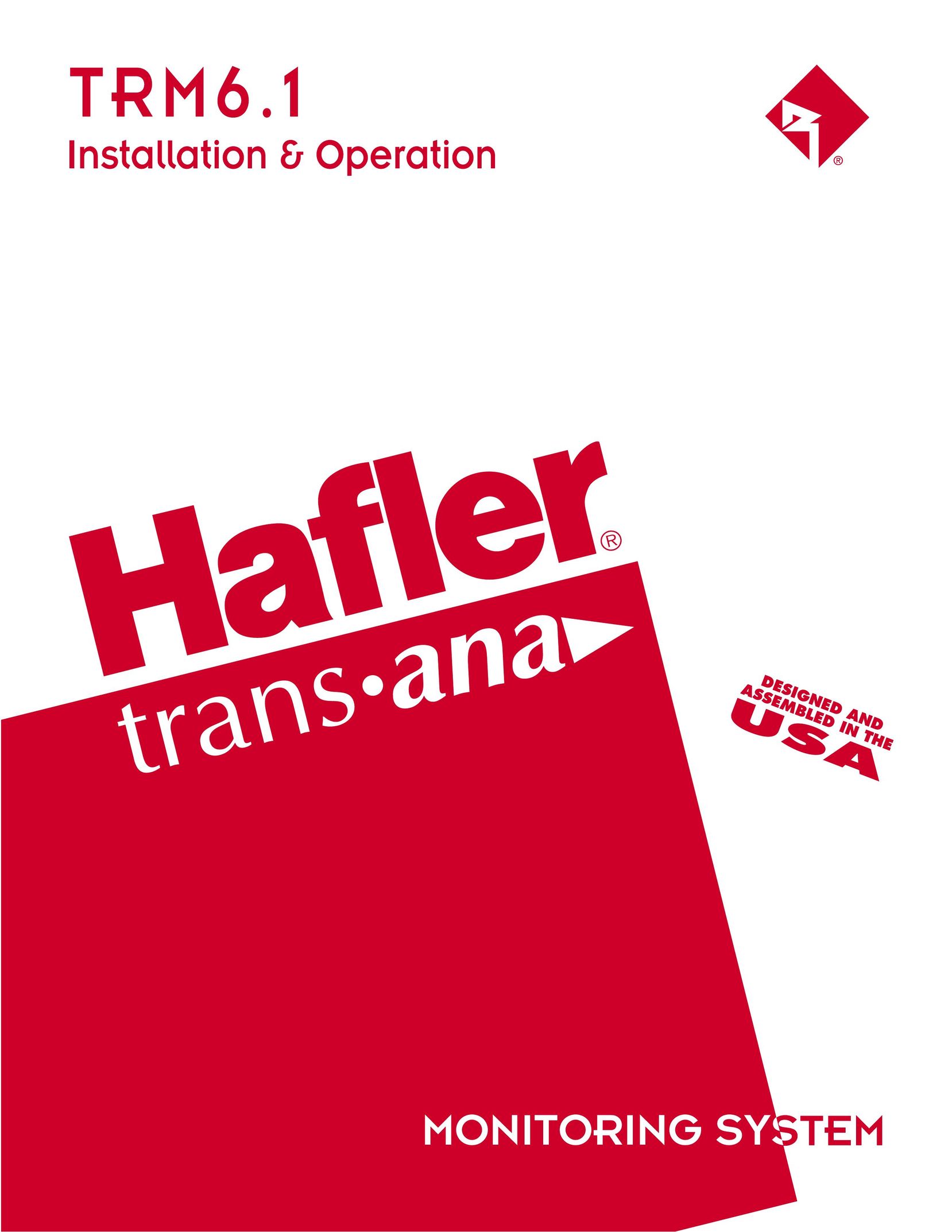 Hafler TRM6.1 Computer Monitor User Manual
