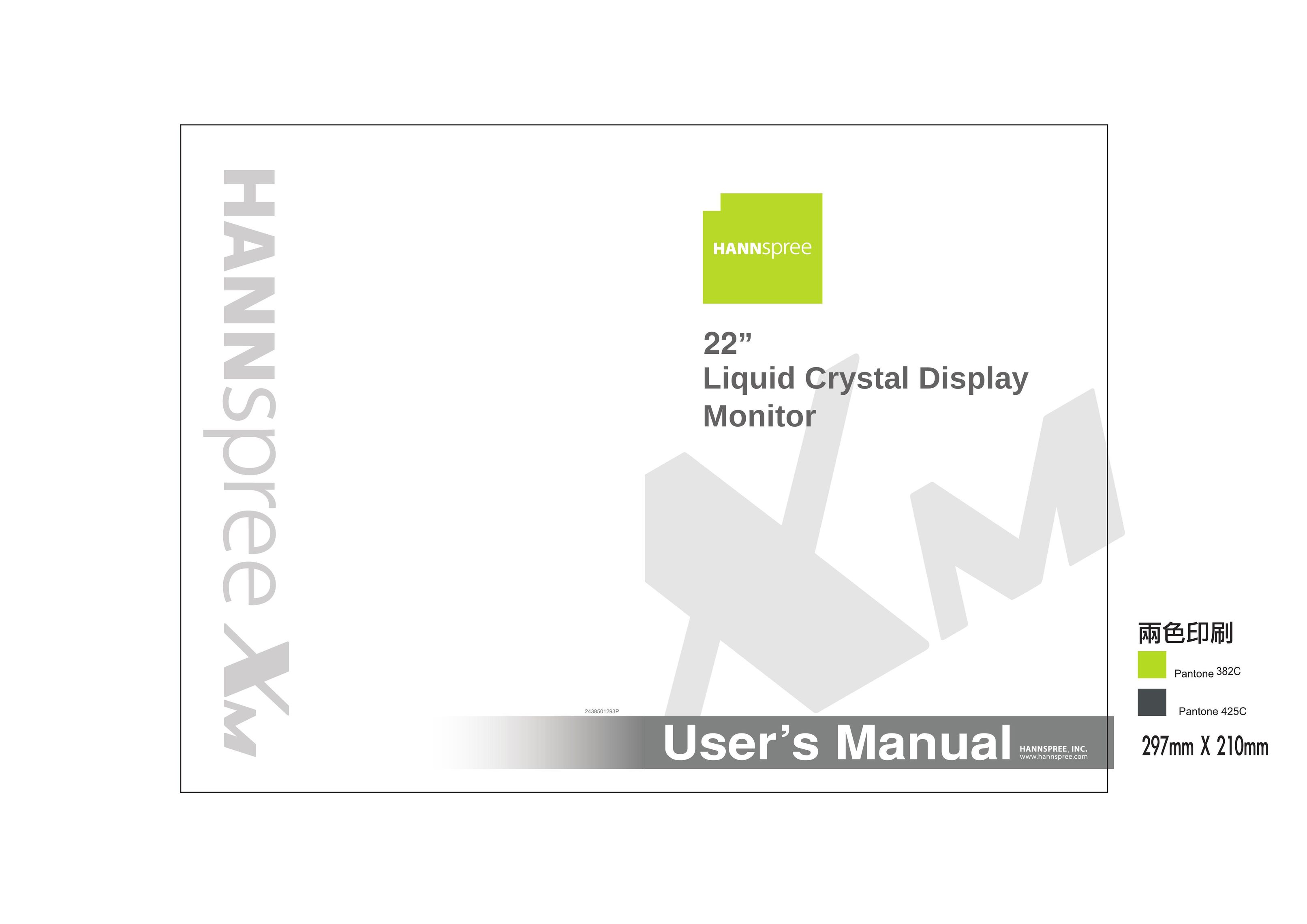 HANNspree XM Computer Monitor User Manual