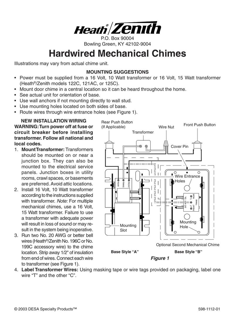 Heath Zenith 121AC Computer Monitor User Manual