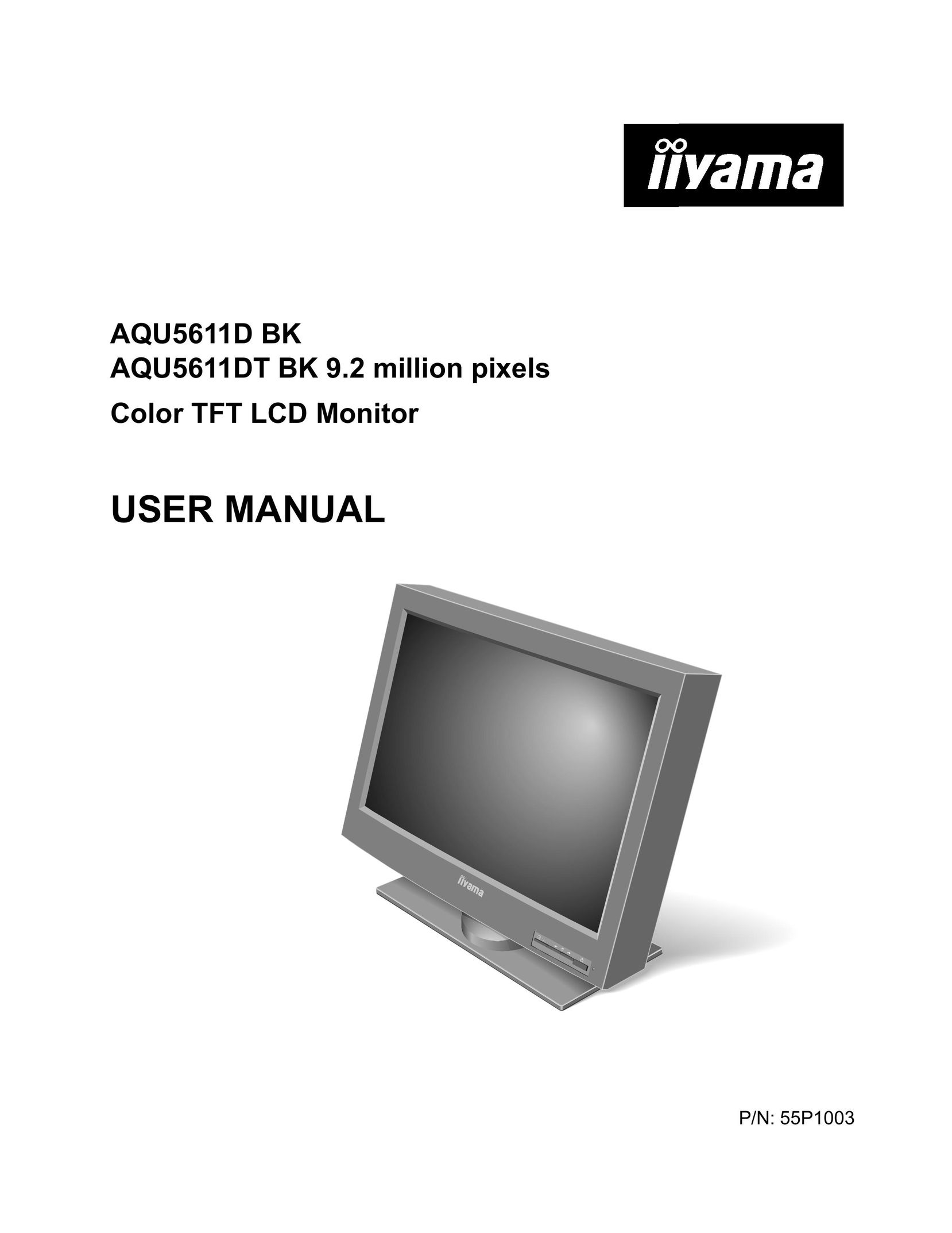 Iiyama AQU5611D BK Computer Monitor User Manual