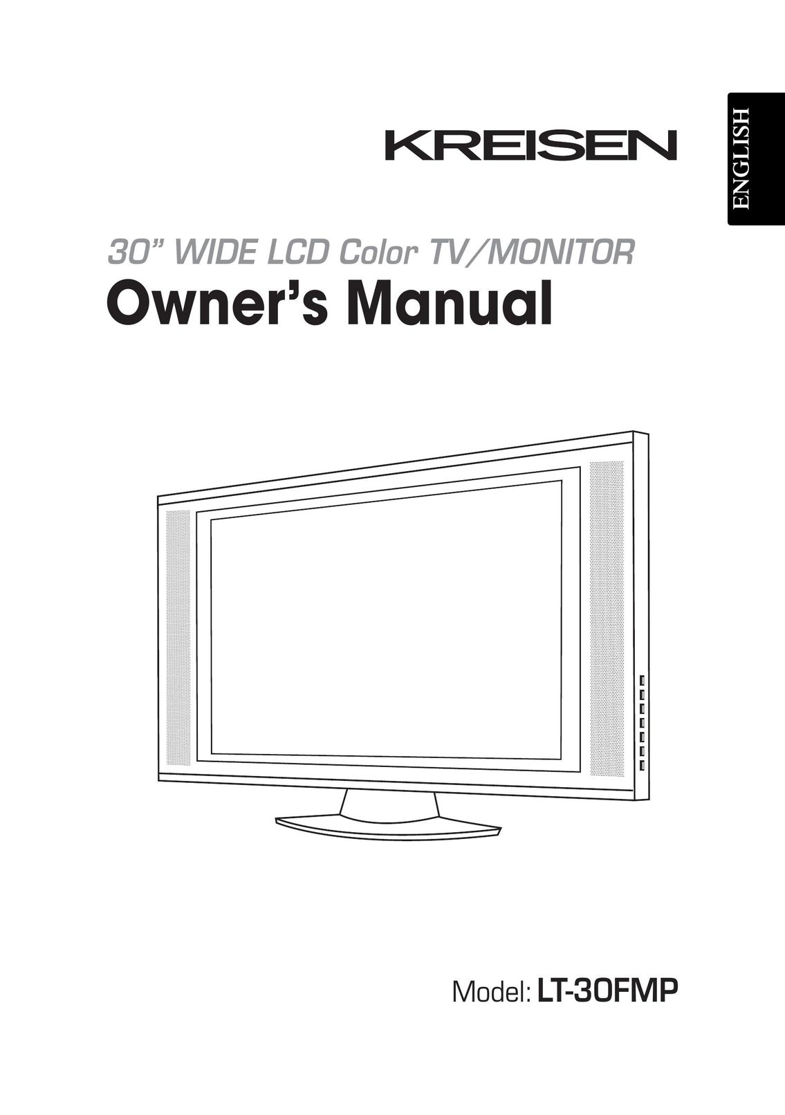 Kreisen LT-30FMP Computer Monitor User Manual