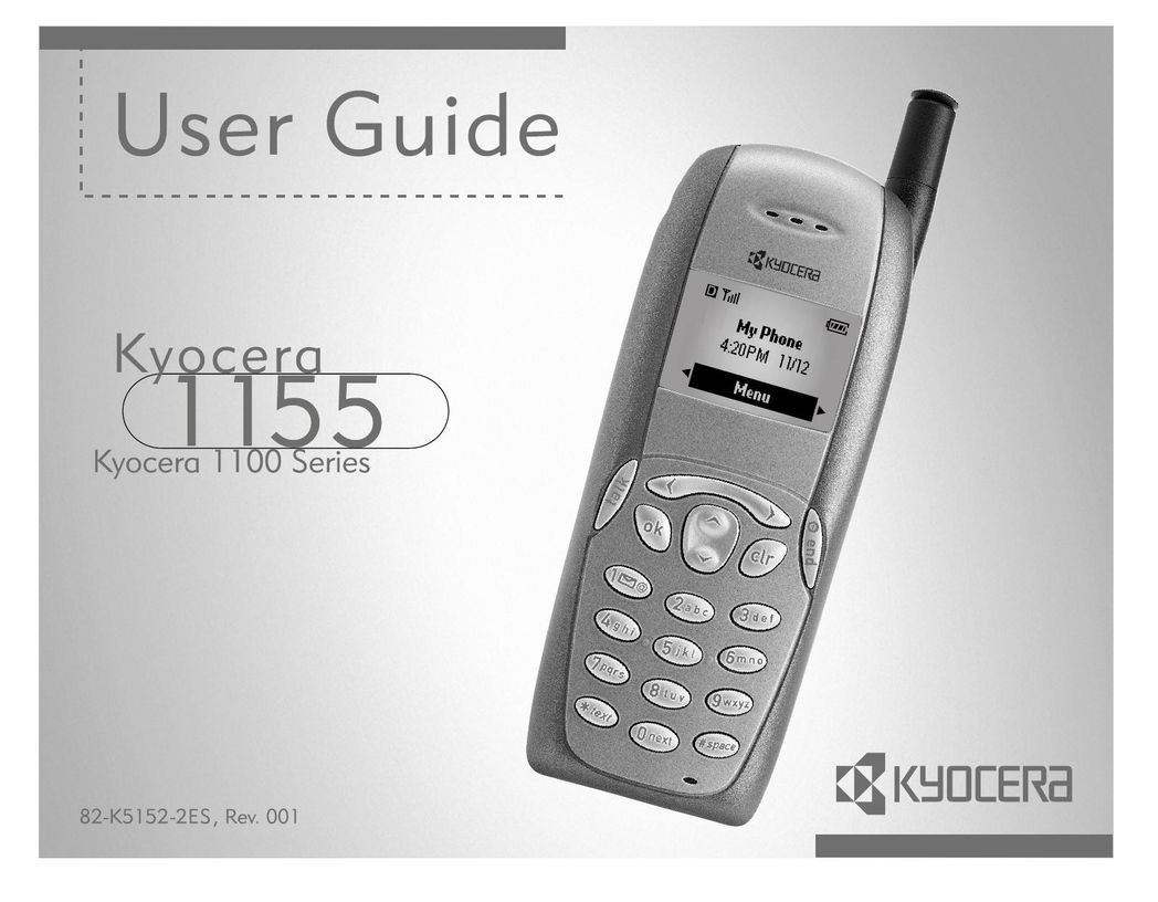 Kyocera 1155 Computer Monitor User Manual