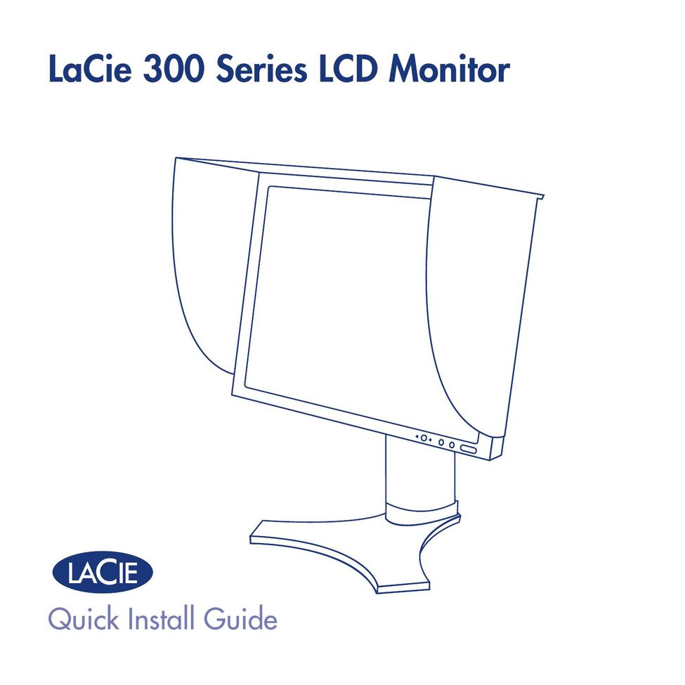 LaCie 300 Series Computer Monitor User Manual
