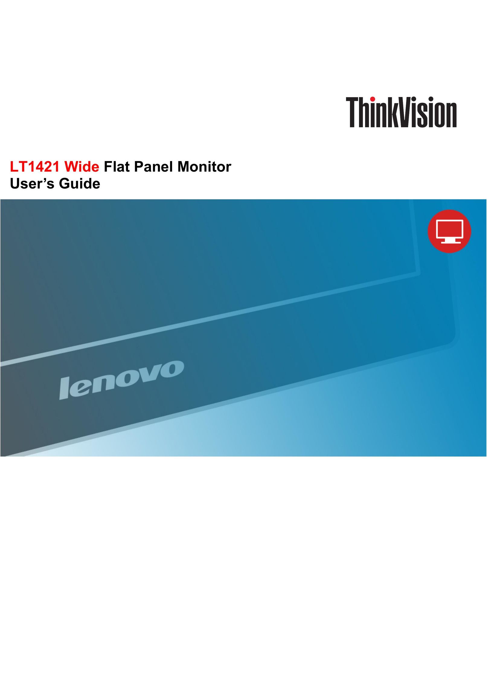 Lenovo 1452DB6 Computer Monitor User Manual