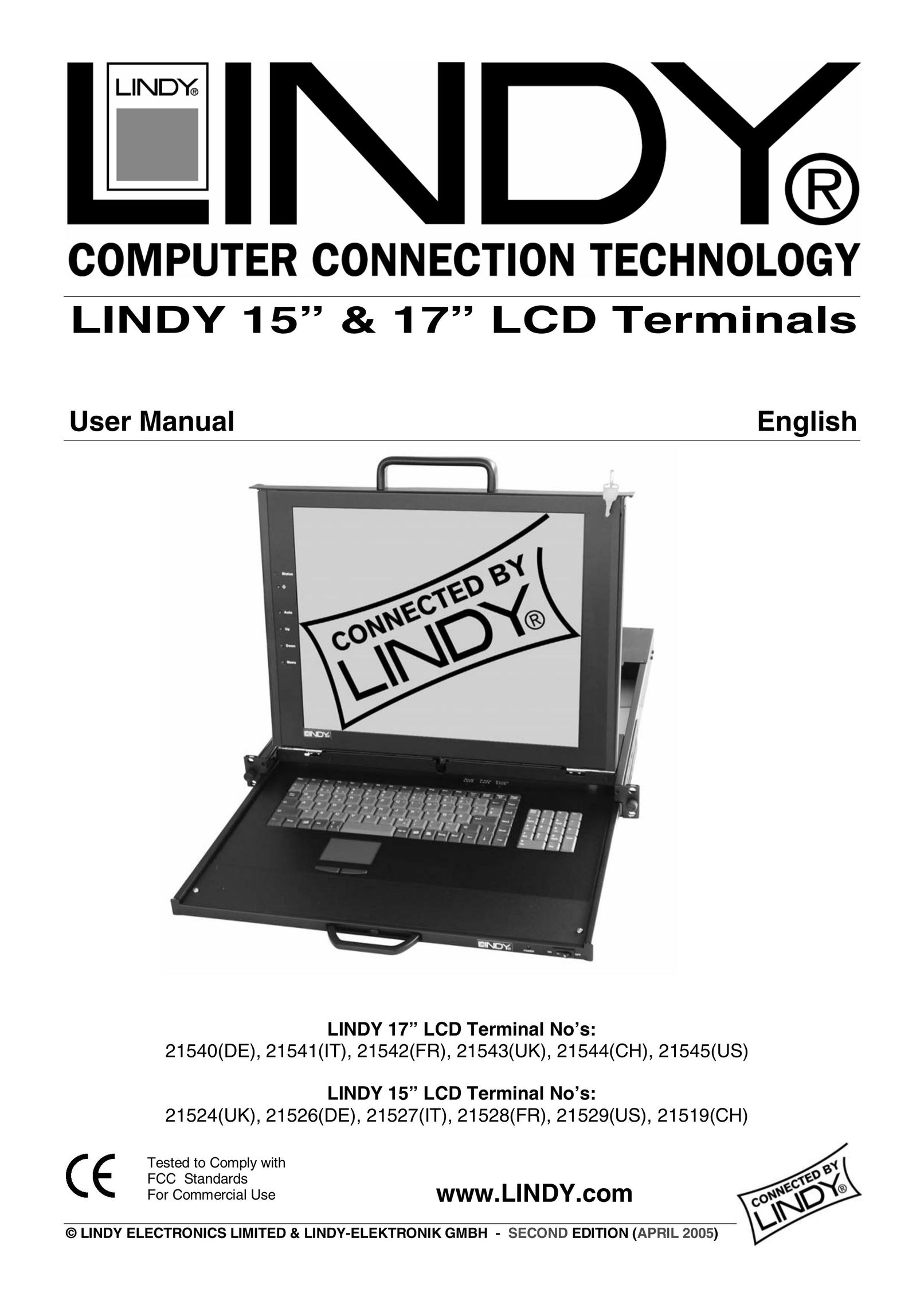 Lindy 21524(UK) Computer Monitor User Manual