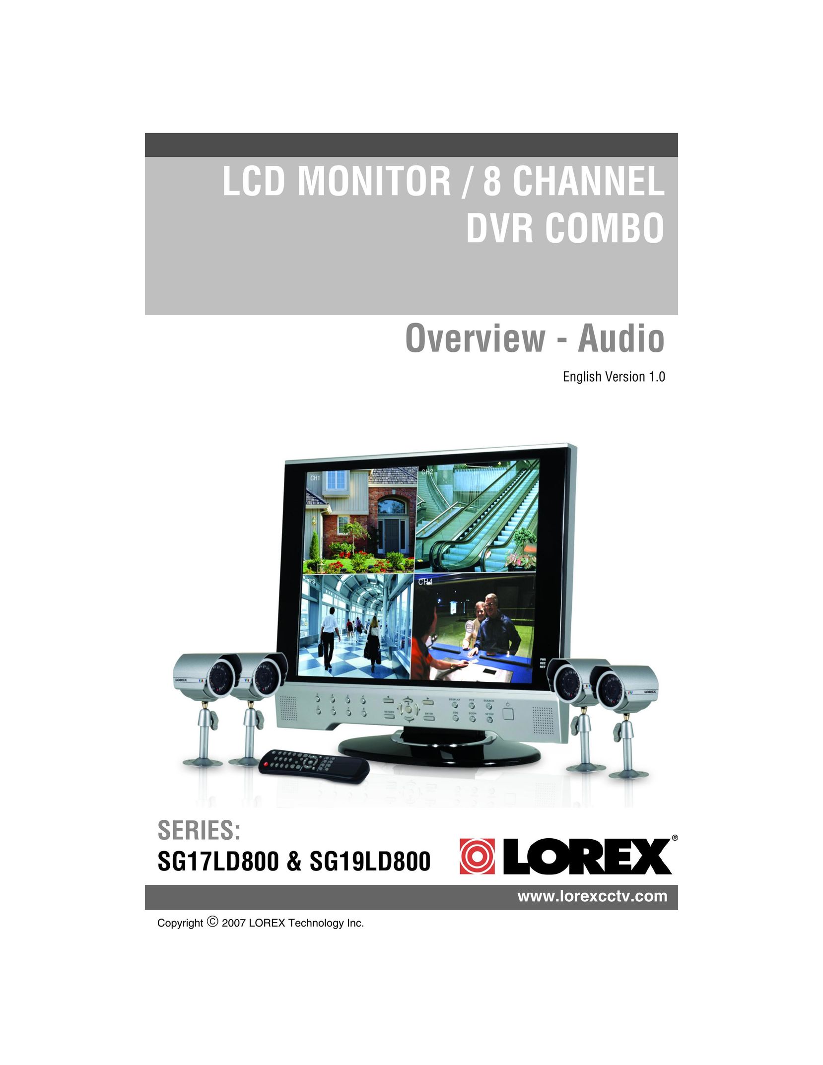 LOREX Technology SG17LD800 Computer Monitor User Manual