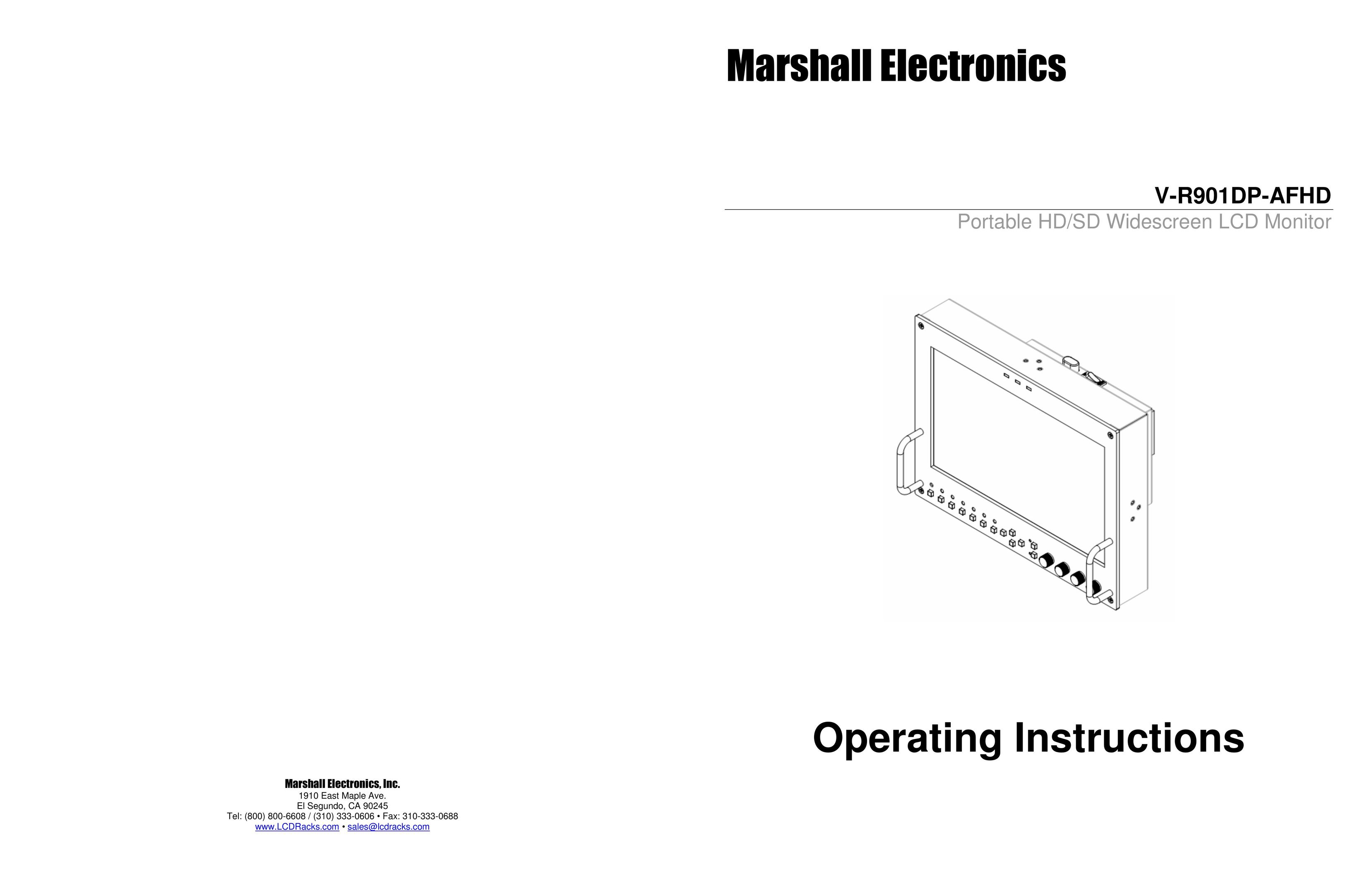 Marshall electronic V-R901DP-AFHD Computer Monitor User Manual
