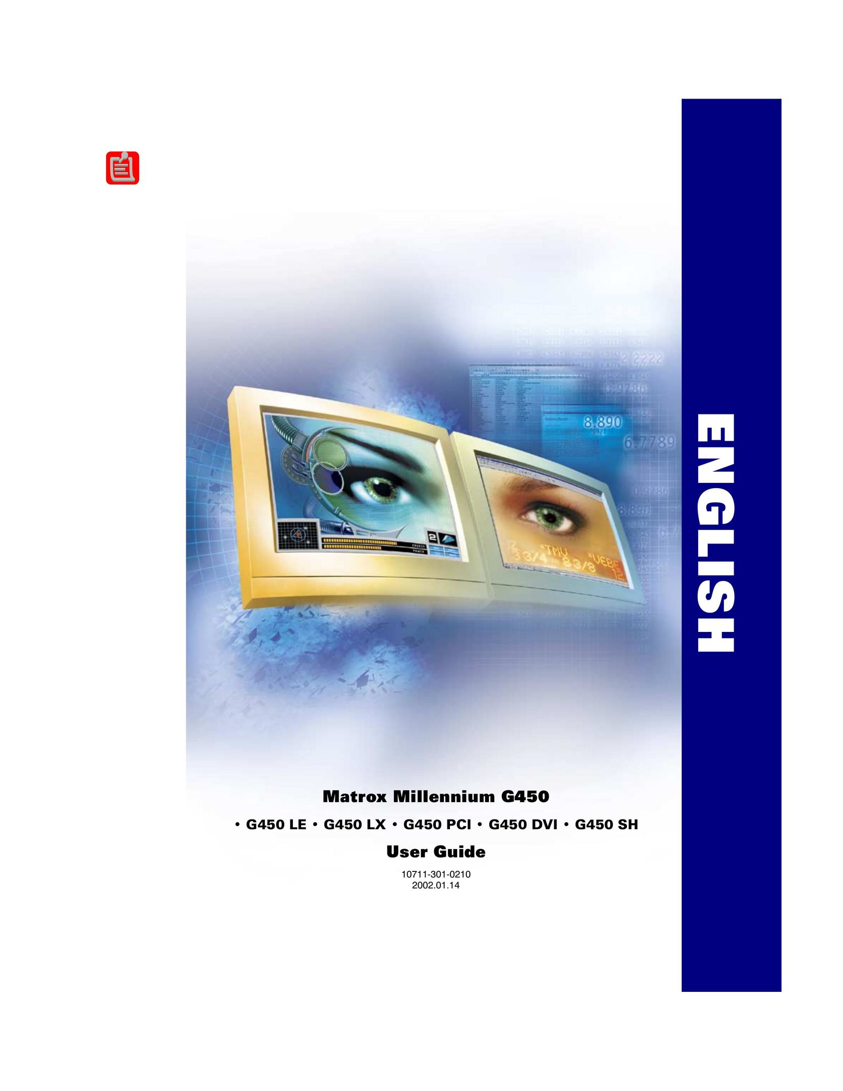 Matrox Electronic Systems DVI G450 Computer Monitor User Manual