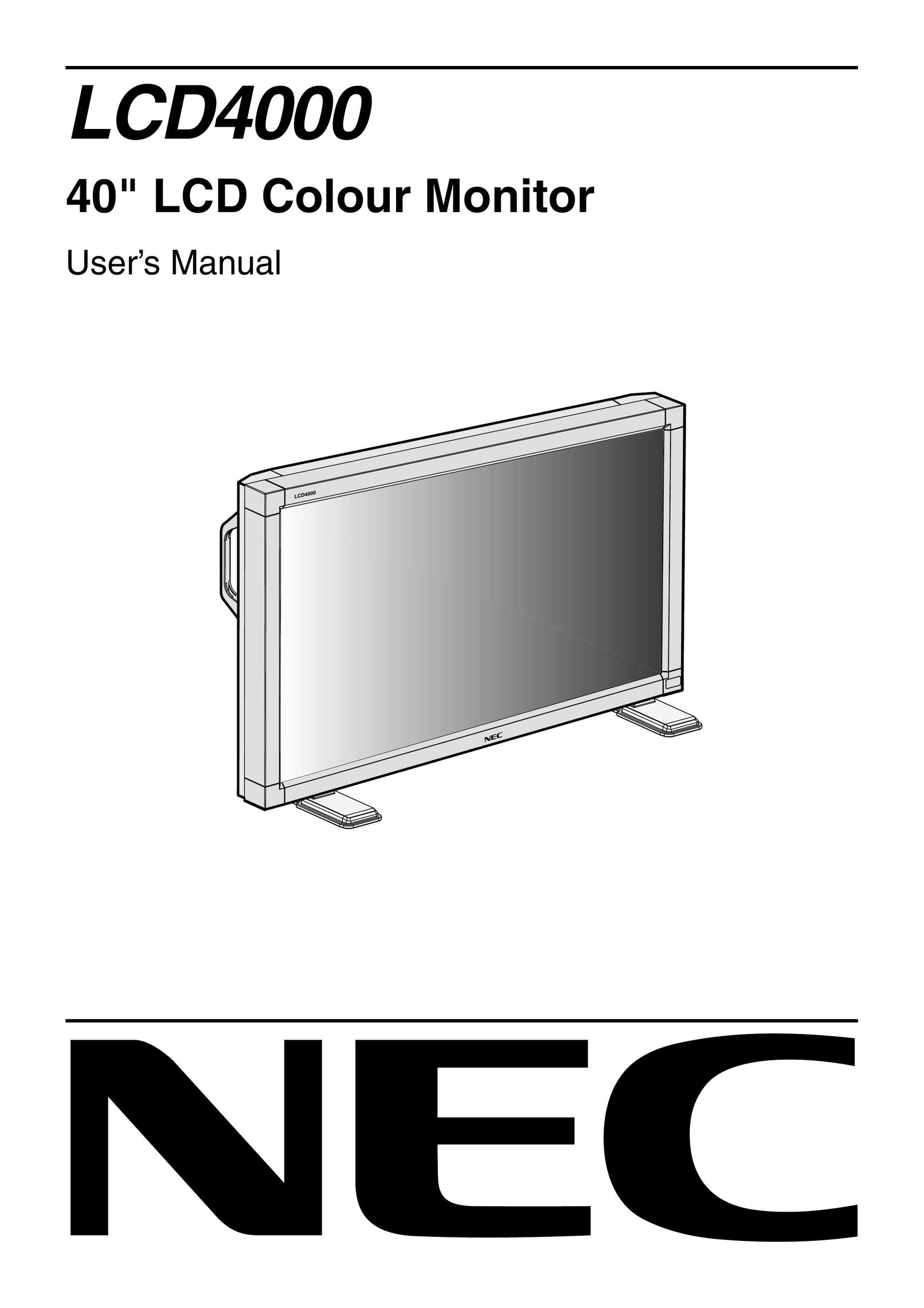 Mitsubishi Electronics LCD4000 Computer Monitor User Manual