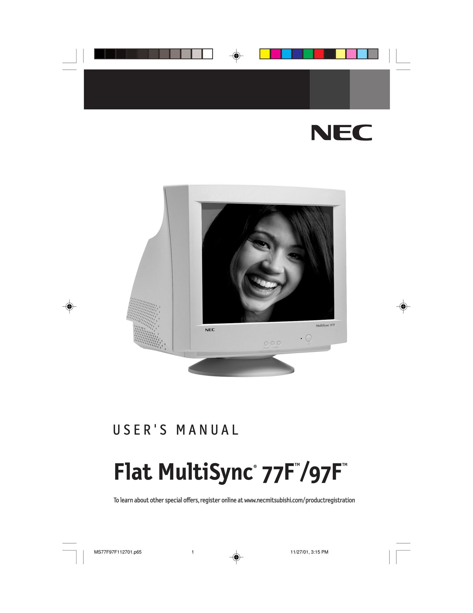 NEC 97F Computer Monitor User Manual