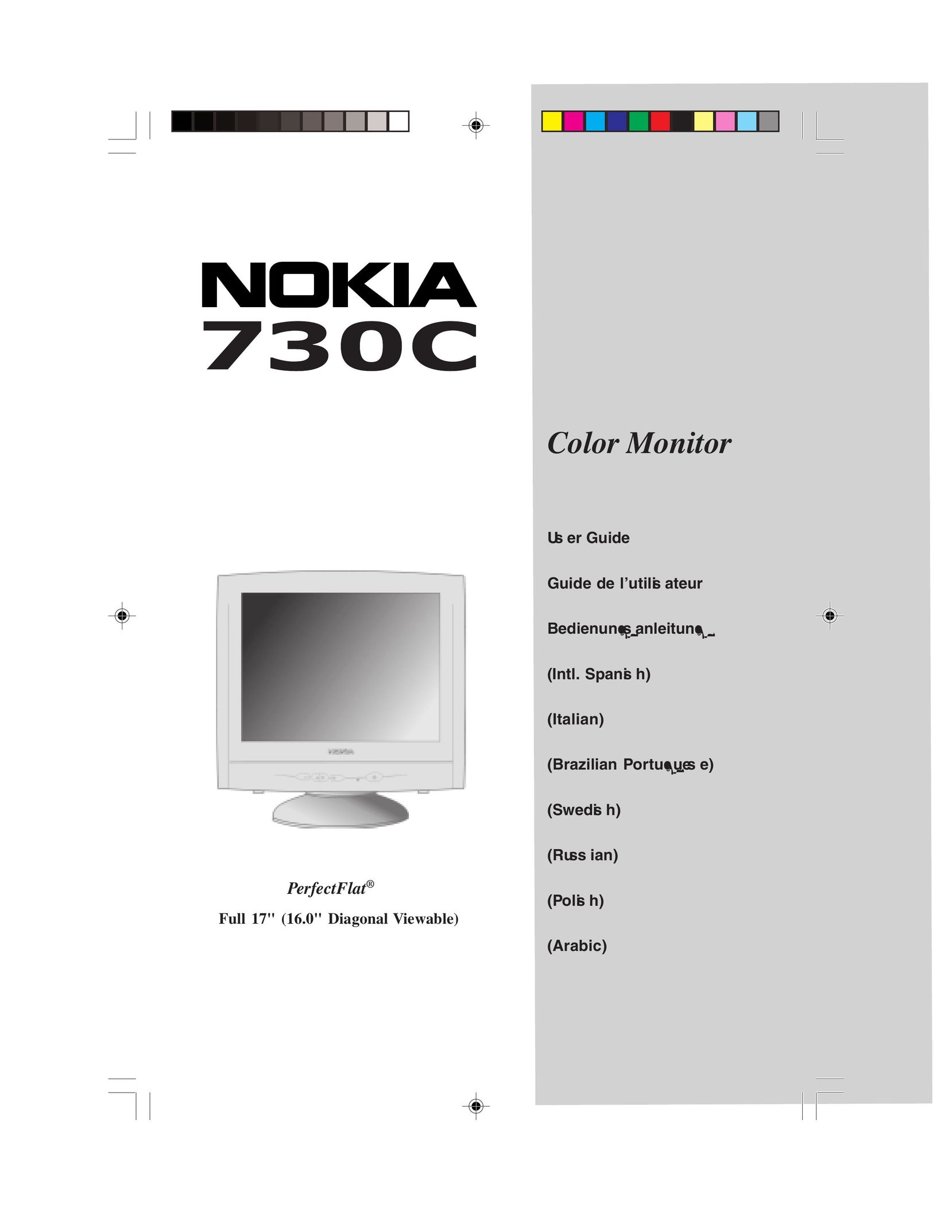 Nokia 730C Computer Monitor User Manual