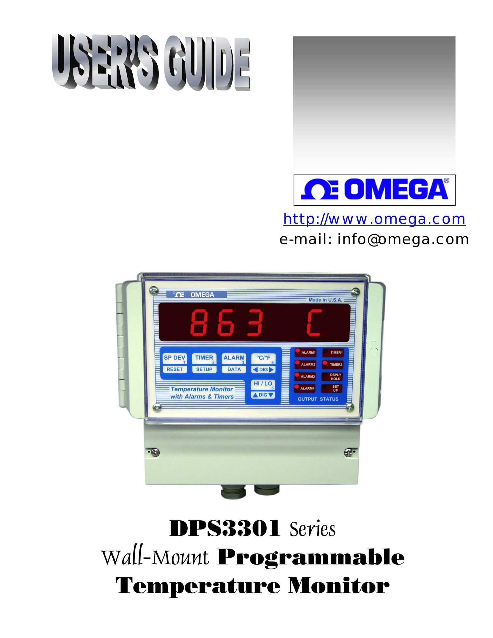 Omega Speaker Systems DPS3301 Computer Monitor User Manual