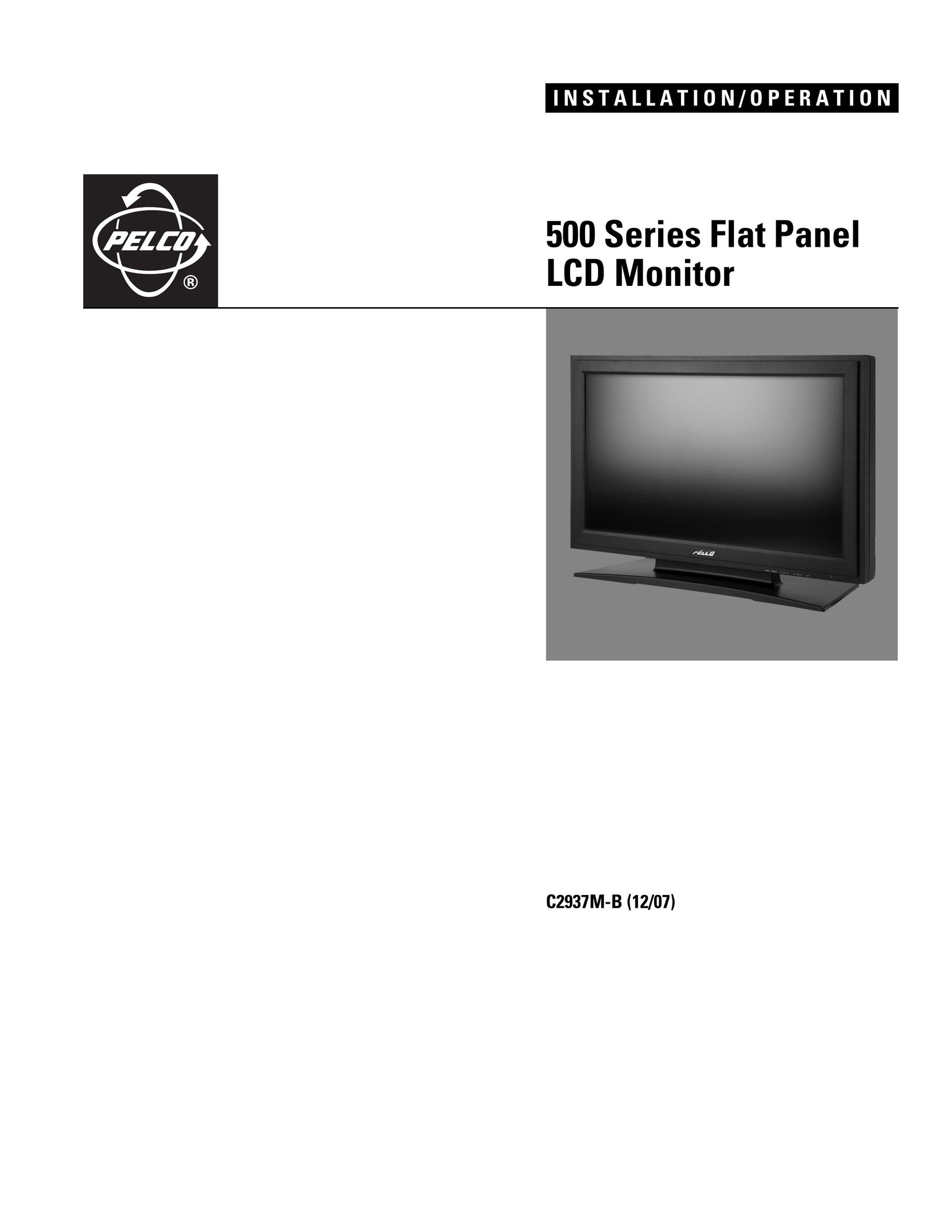 Pelco PMCL542A Computer Monitor User Manual
