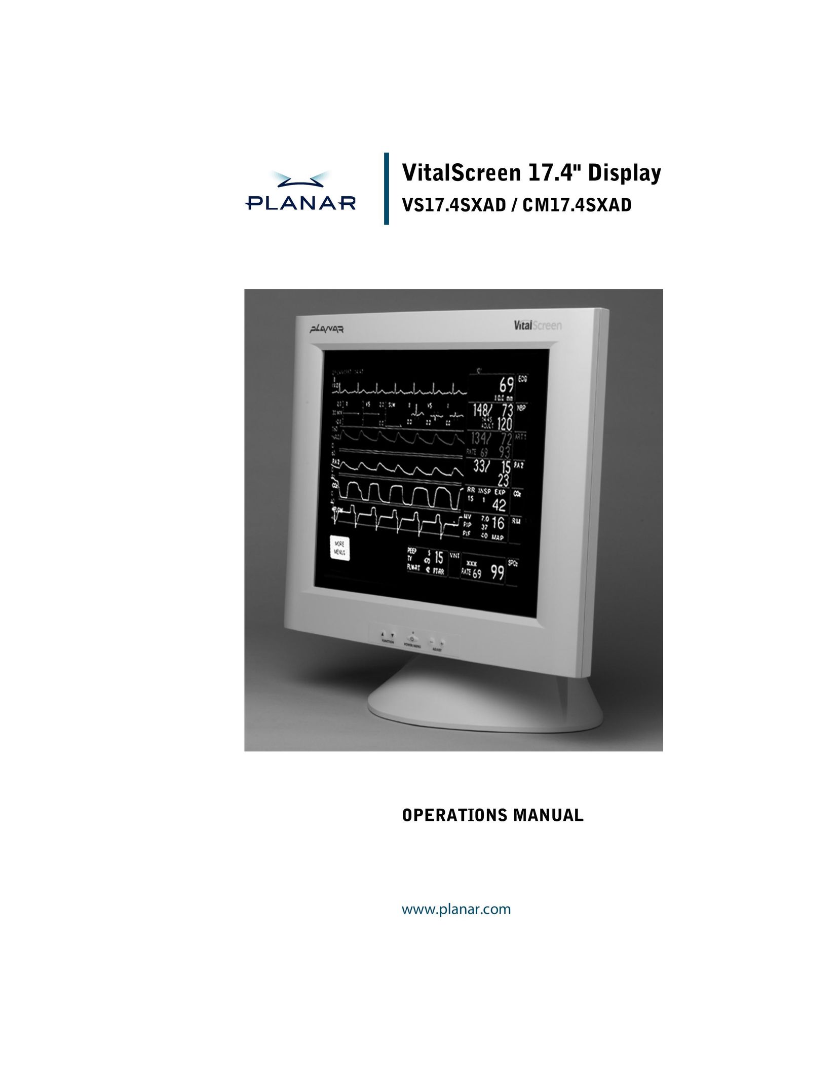 Planar CM17.4SXAD Computer Monitor User Manual