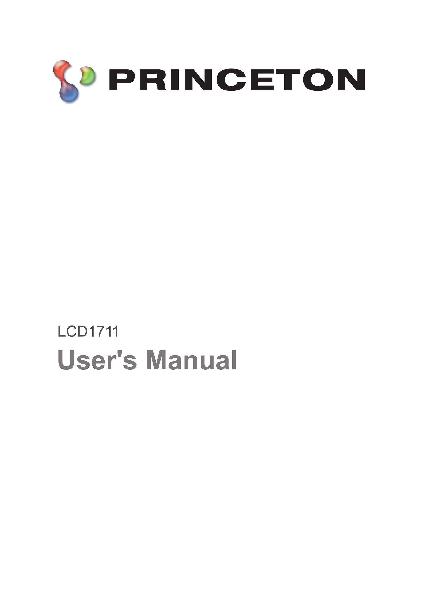 Princeton LCD1711 Computer Monitor User Manual