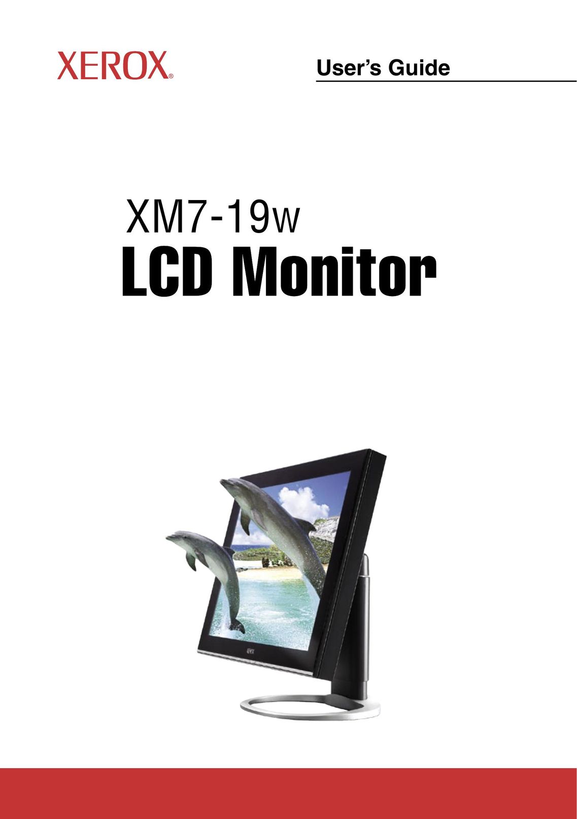 Proview XM7-19w Computer Monitor User Manual