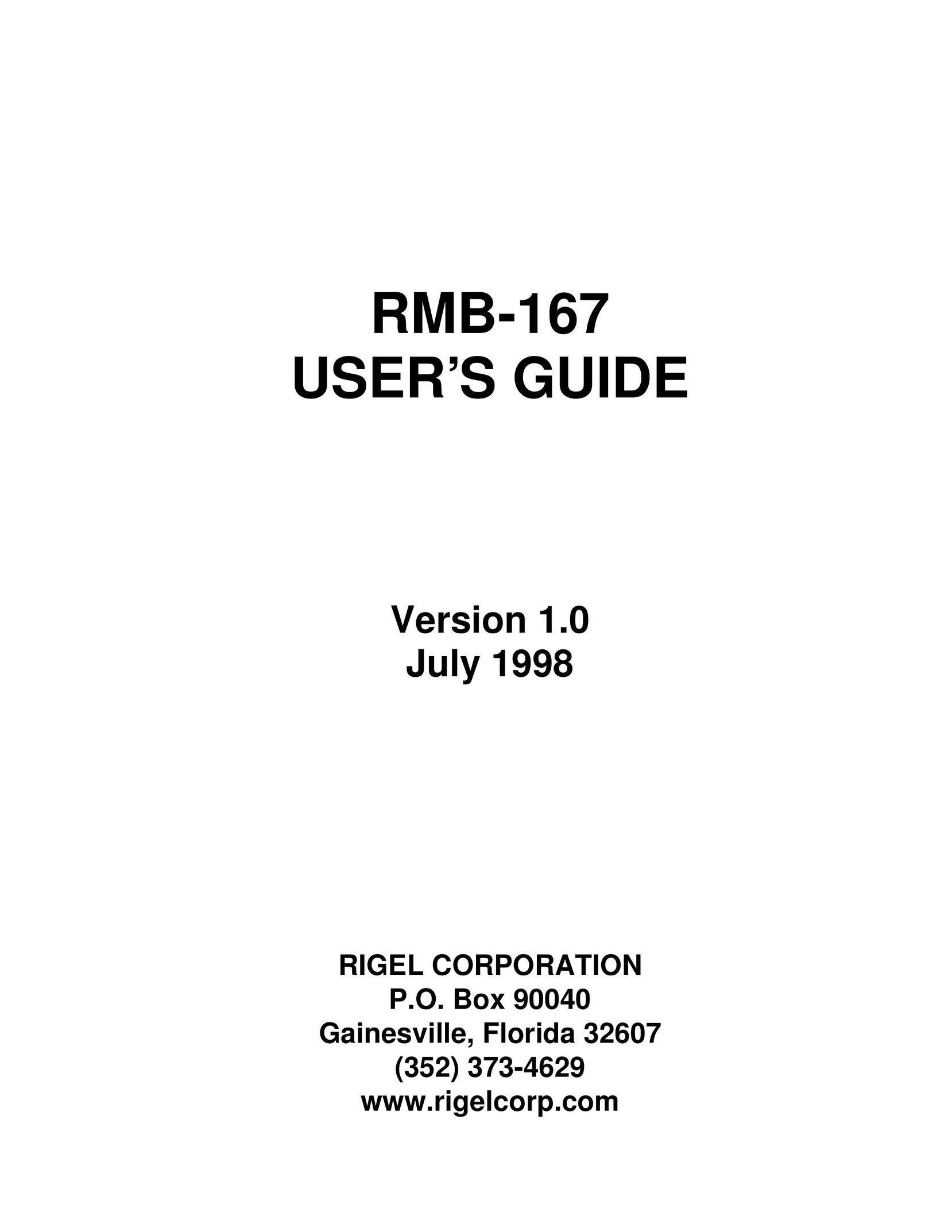 RCA RMB-167 Computer Monitor User Manual