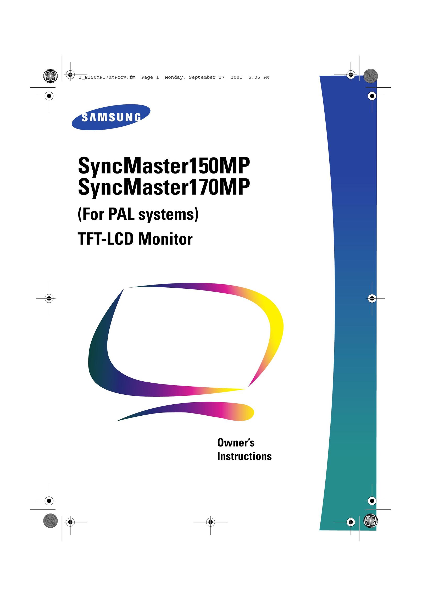 Samsung 150MP, 170MP Computer Monitor User Manual