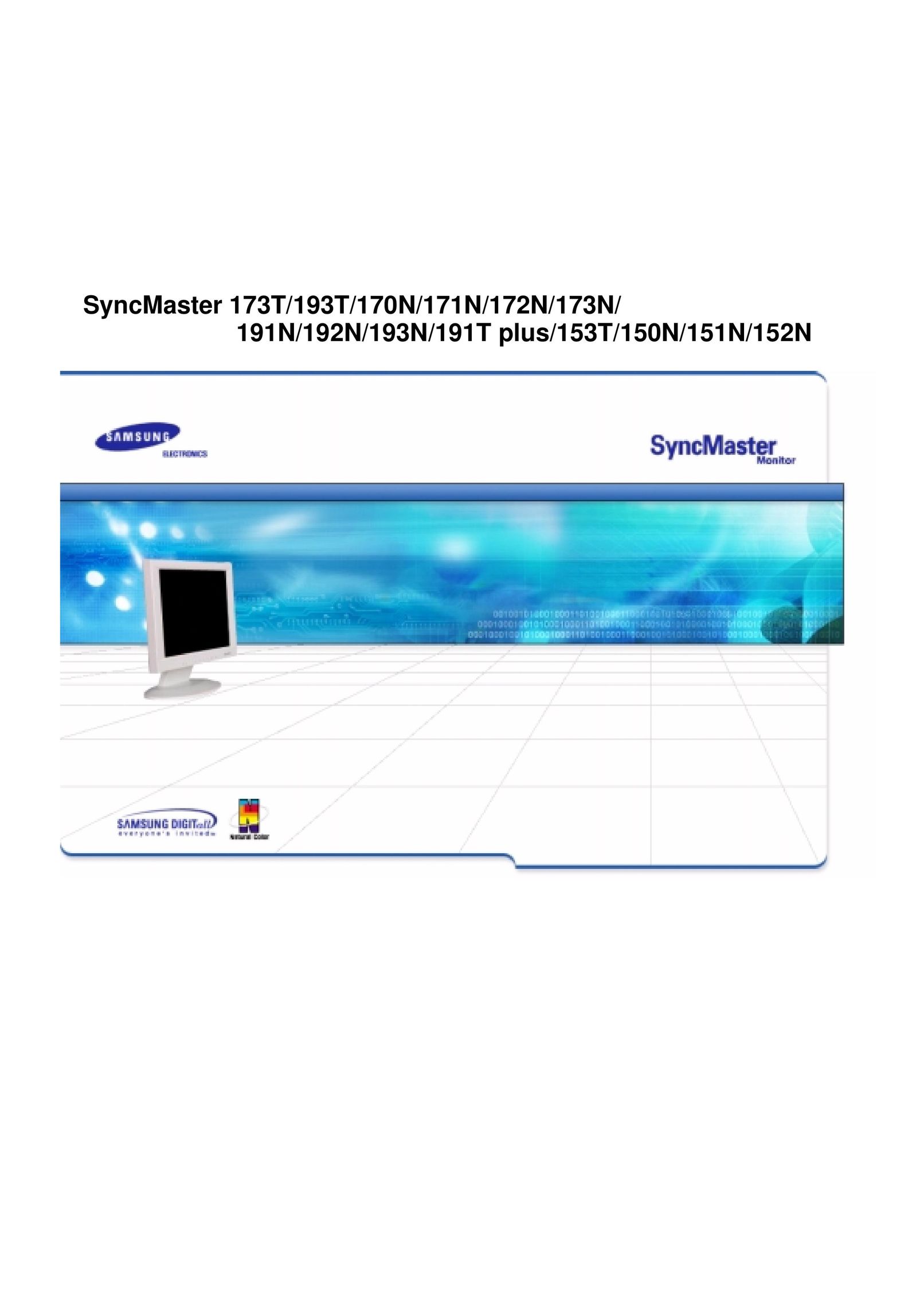 Samsung 150N Computer Monitor User Manual