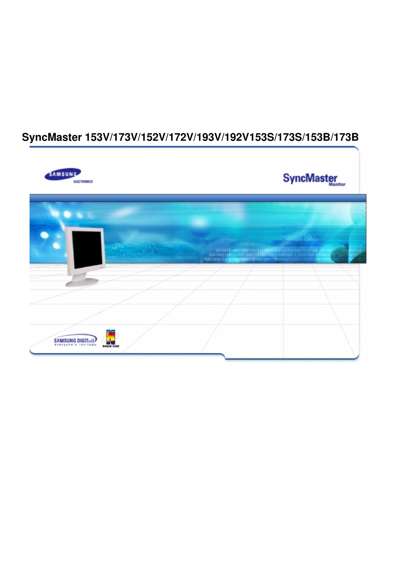 Samsung 153B Computer Monitor User Manual