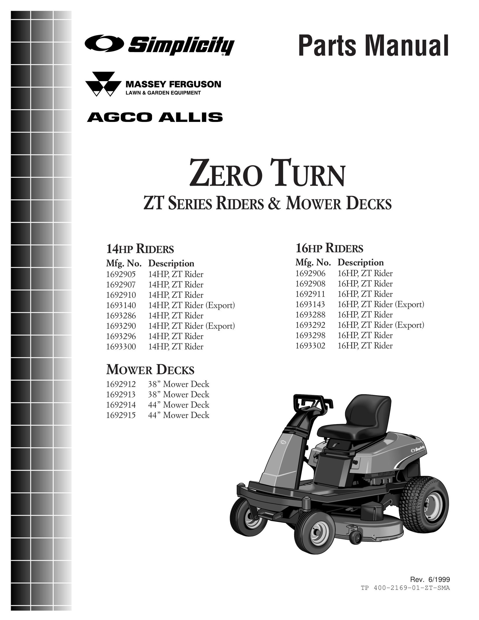 Simplicity TP 400-2169-01-ZT-SMA Computer Monitor User Manual