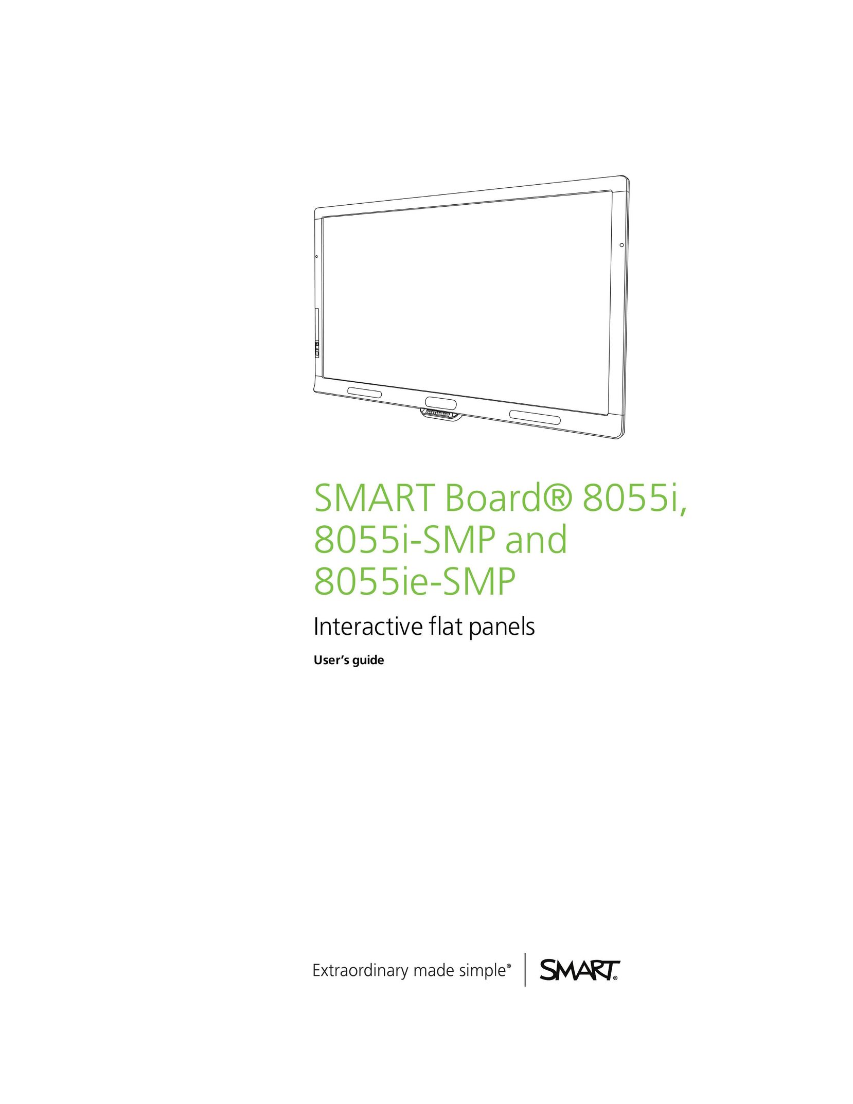 Smart Technologies 6055i/8055i SMP/8055ie-SMP Computer Monitor User Manual
