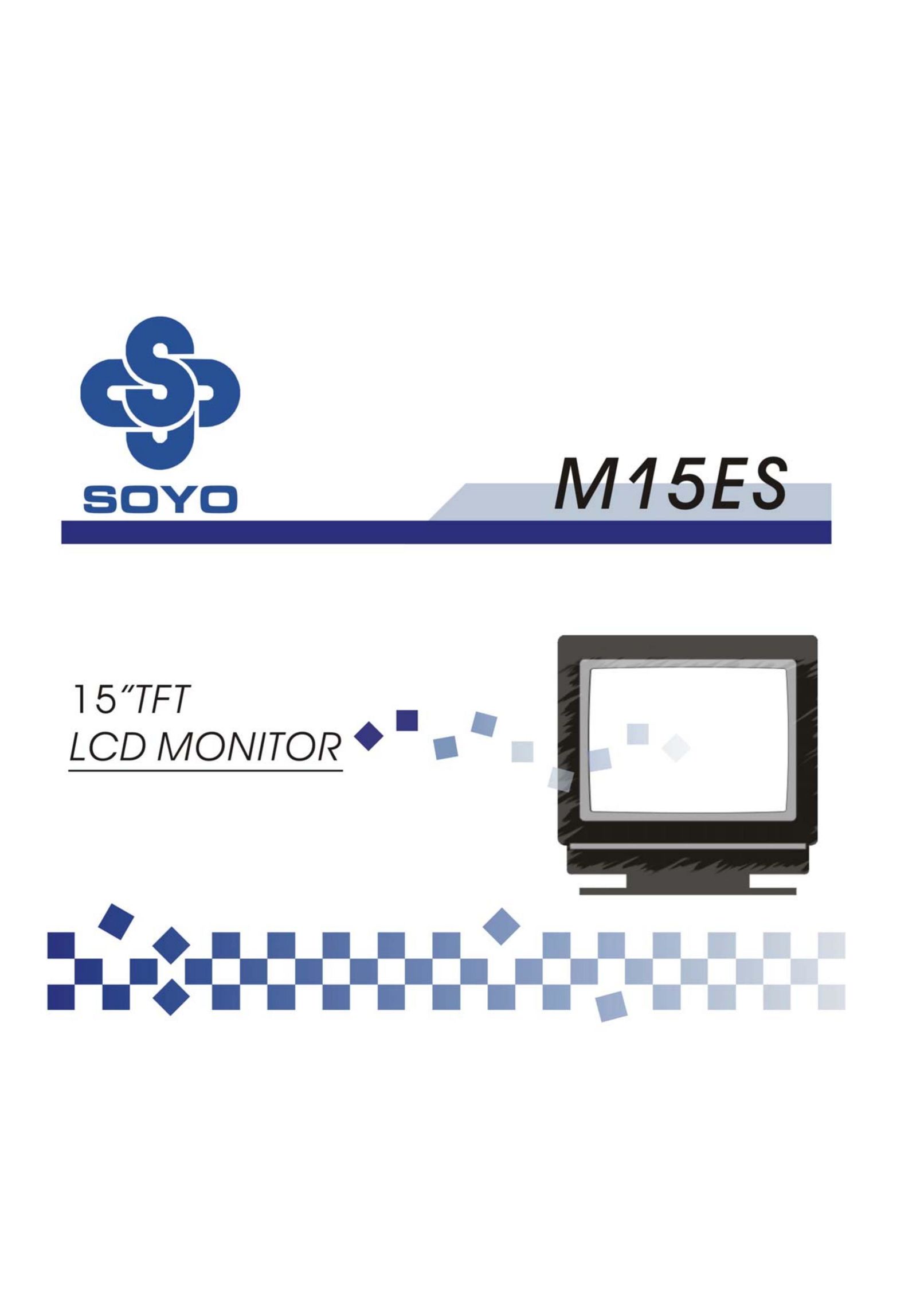 SOYO M15ES Computer Monitor User Manual