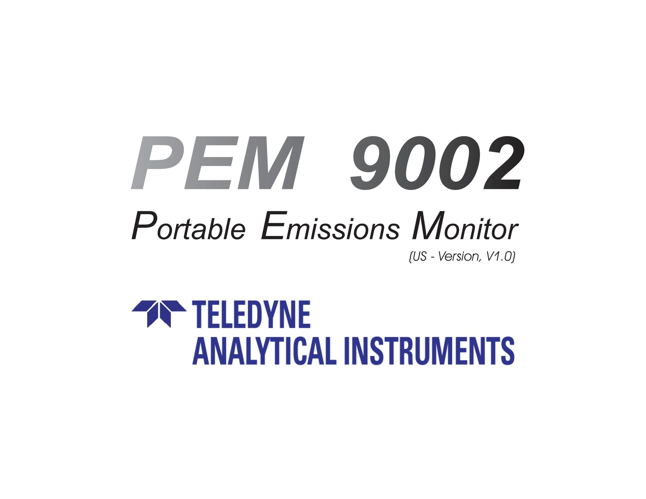 Teledyne PEM 9002 Computer Monitor User Manual